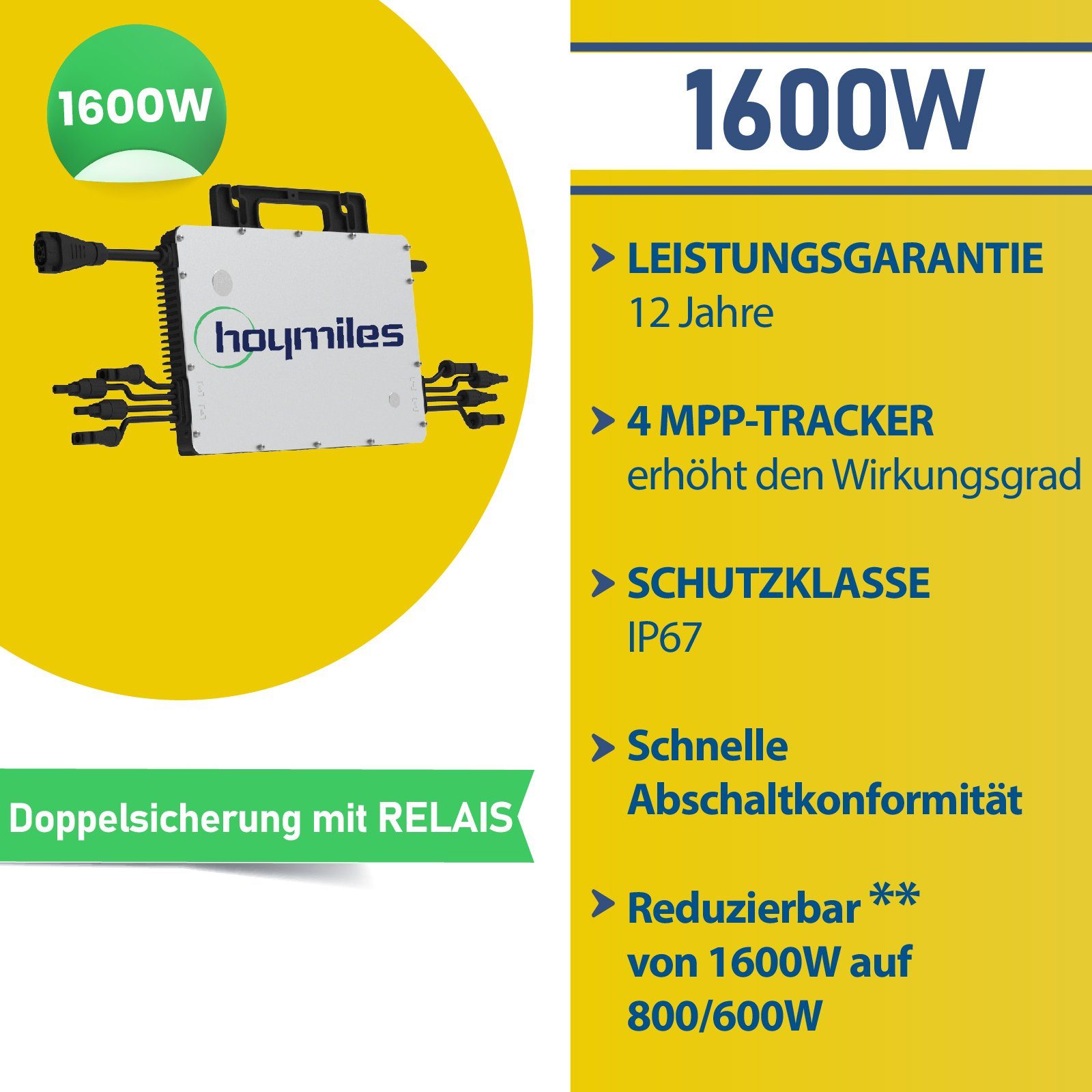 Solaranlage PV-Montage 1660W Stegpearl Photovoltaik Ziegeldach, HMS-1600-4T Balkonkraftwerk, DTU-WLite-S Wechselrichter, Hoymiles