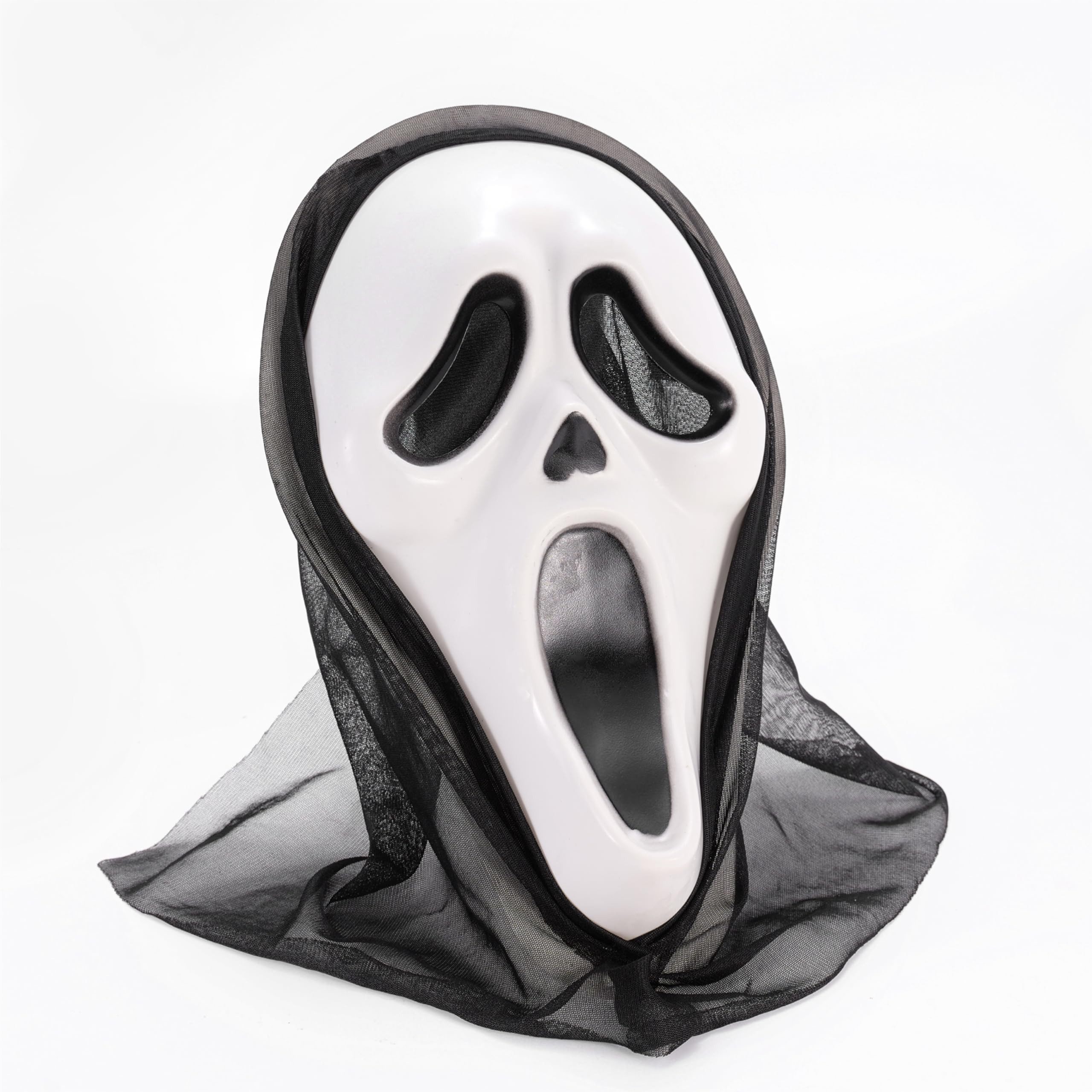 FASCHINFEVER Verkleidungsmaske Ghostmaske - Scream Maske Kostümmaske - Halloween Kostüm Herren Maske, (Packung, 1-tlg)