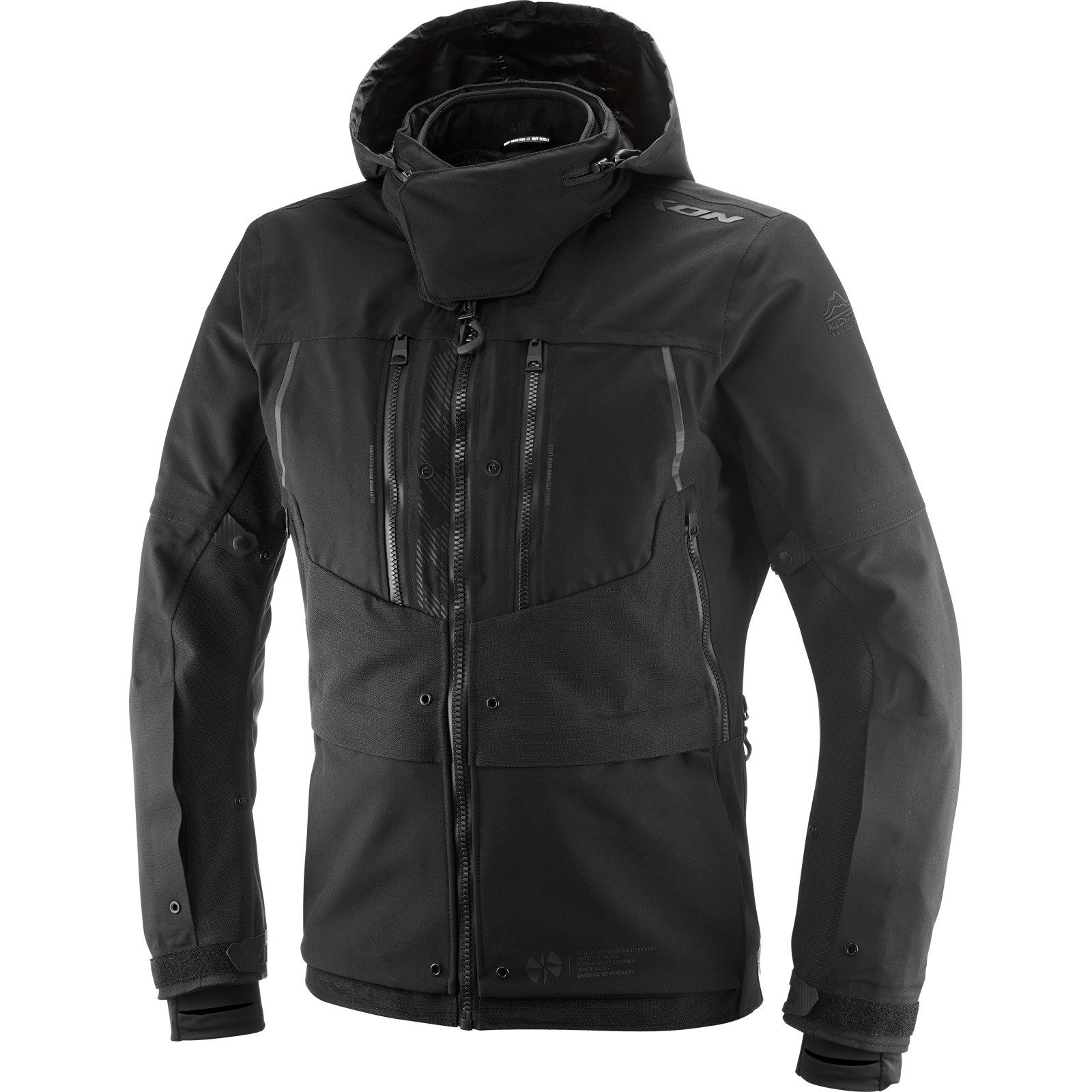 Ixon Motorradjacke Ixon Asgard Motorradjacke Schwarz M atmungsaktiv