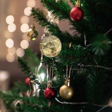 BIGTREE Weihnachtsbaumkugel »Weihnachtsbaumkugel Set«, Weihnachtsbaum Deko & Christbaumschmuck,Weihnachtskugeln Kunststoff