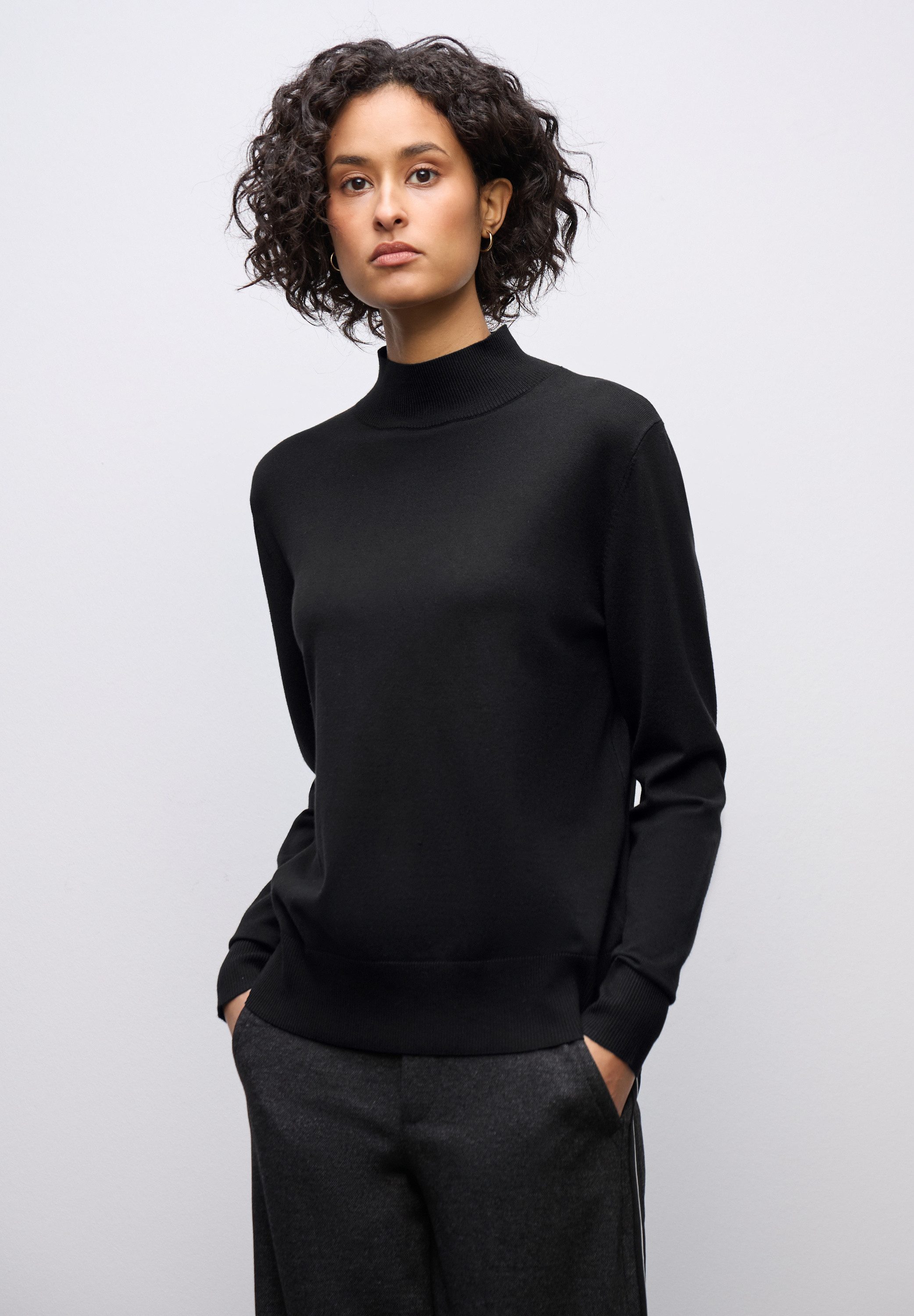 STREET ONE Stehkragenpullover mit Turtleneck günstig online kaufen