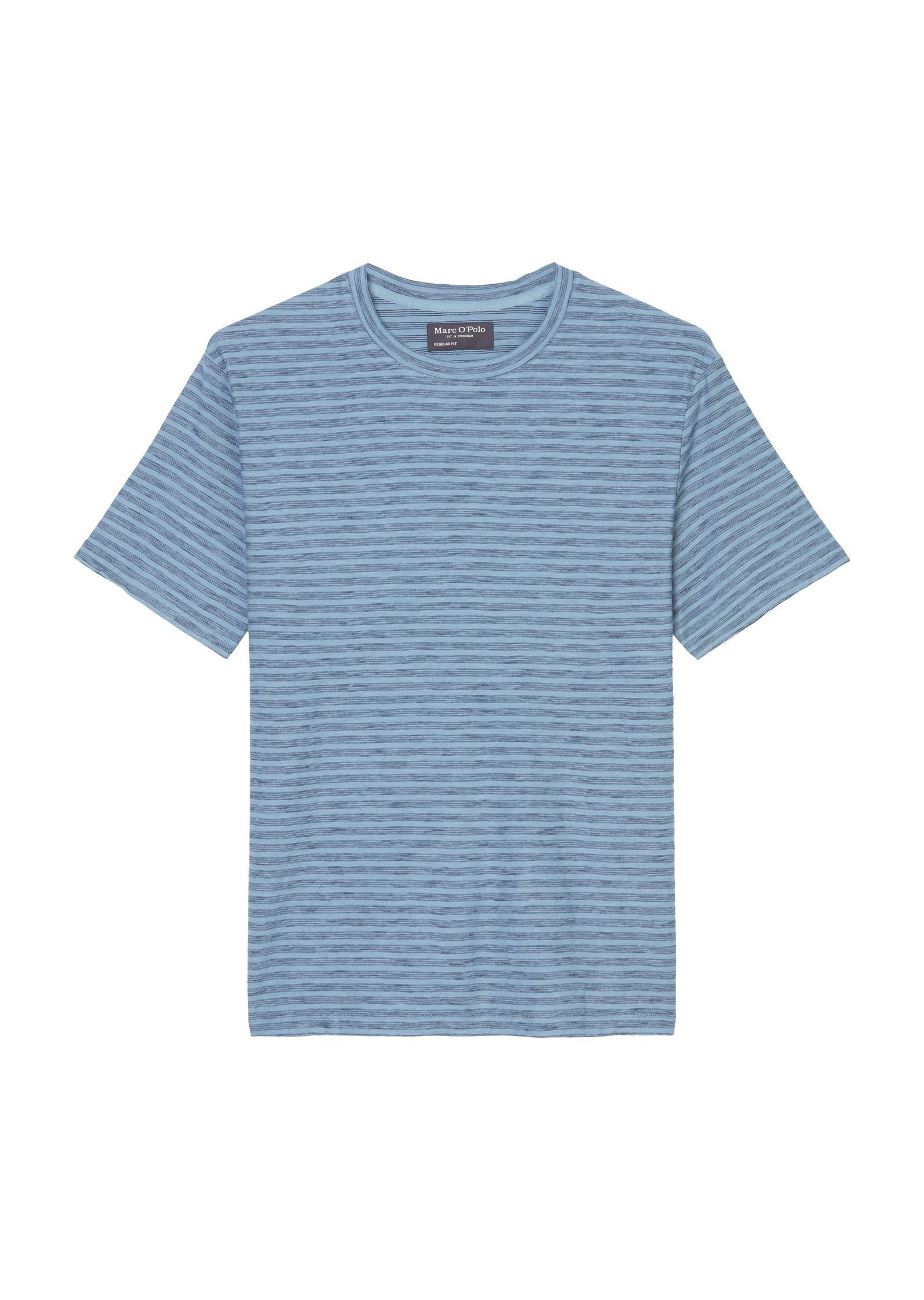 in T-Shirt Slub-Jersey blau O'Polo Marc softem