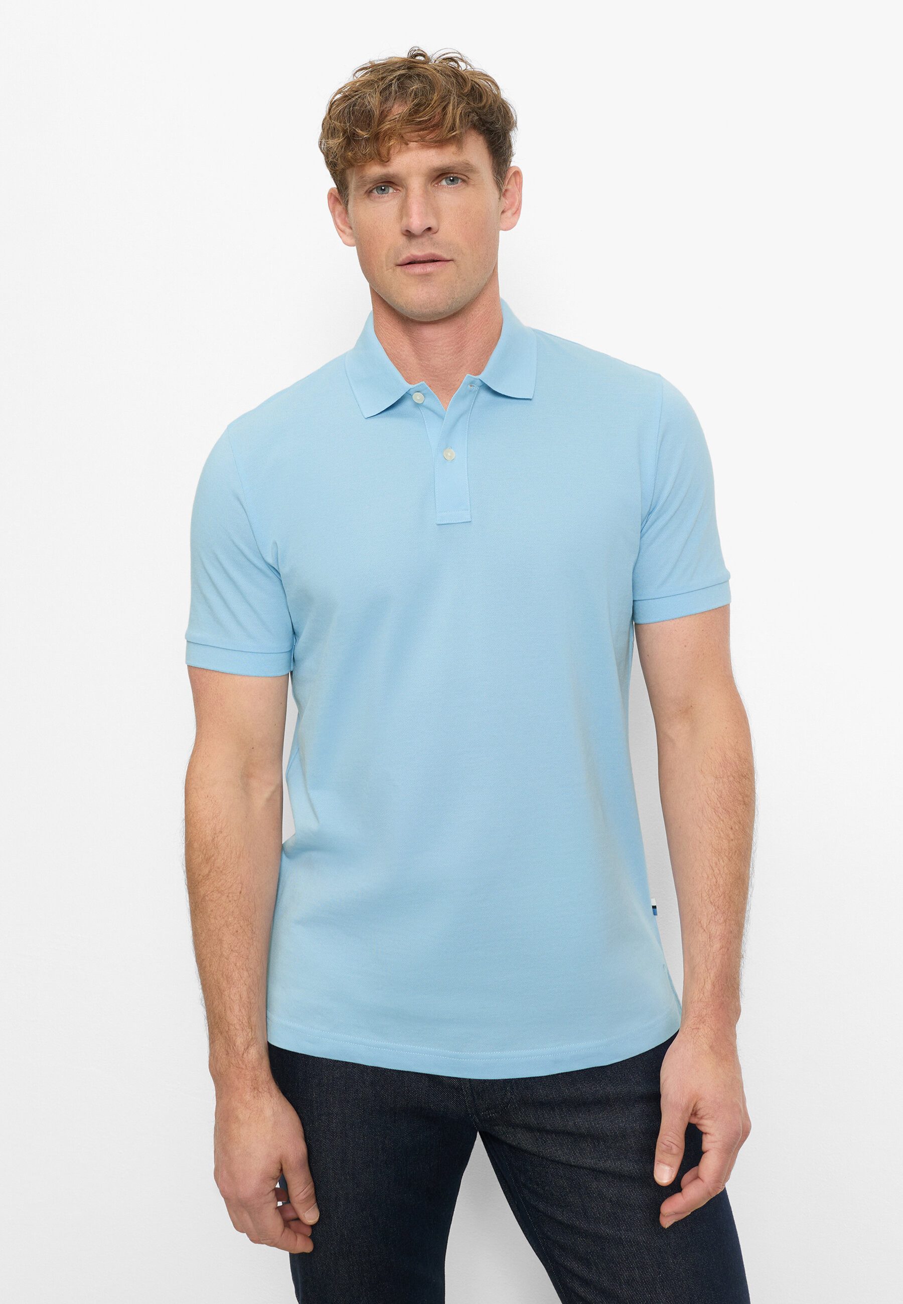 OLYMP Poloshirt OLYMP Casual Wirk, Polo