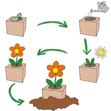 Feel Green Gartenpflege-Set Ecocube Kaktus von feel Green, Nachhaltige Geschenkidee