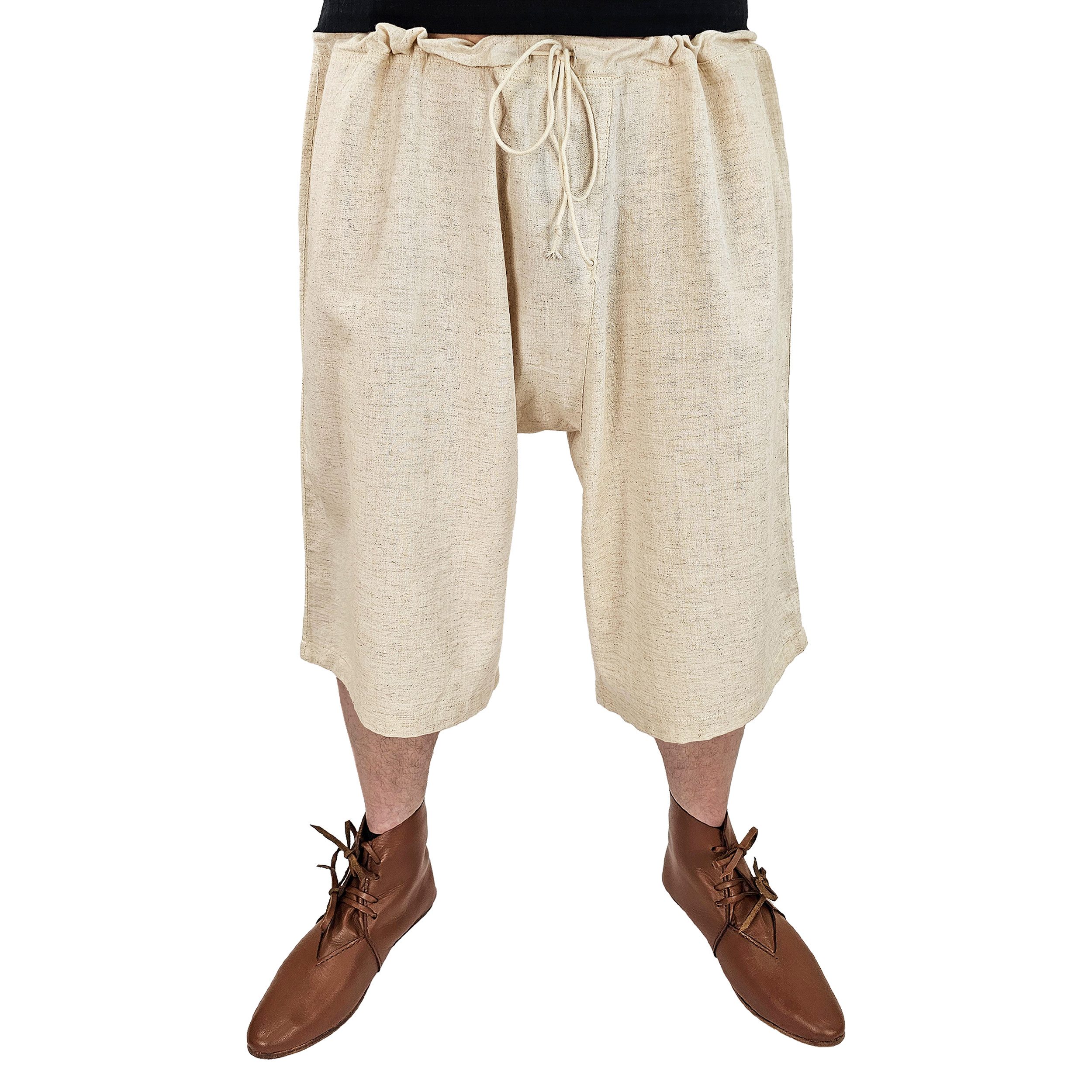 Vehi Mercatus Wikinger-Kostüm Klassische Mittelalter Bruche oder Brouch Natur "Gunter"