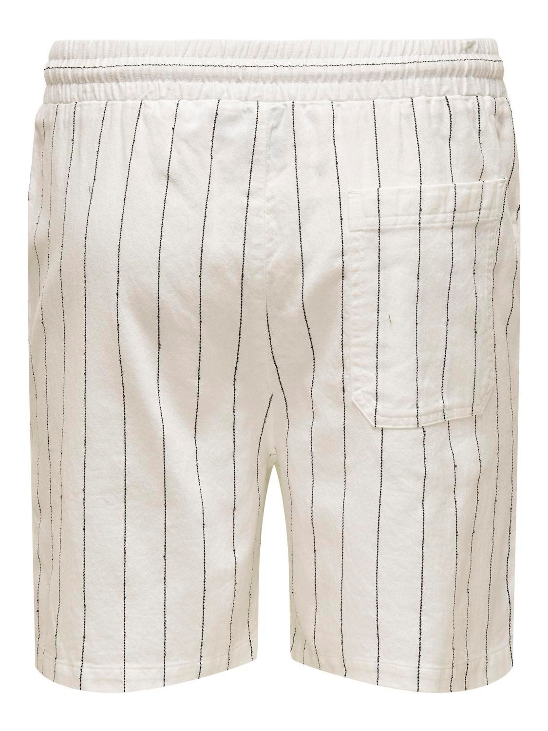 ONLY & SONS Chinoshorts Lässiger Schnitt Kordelzug Elastische Taille ONSDAN günstig online kaufen