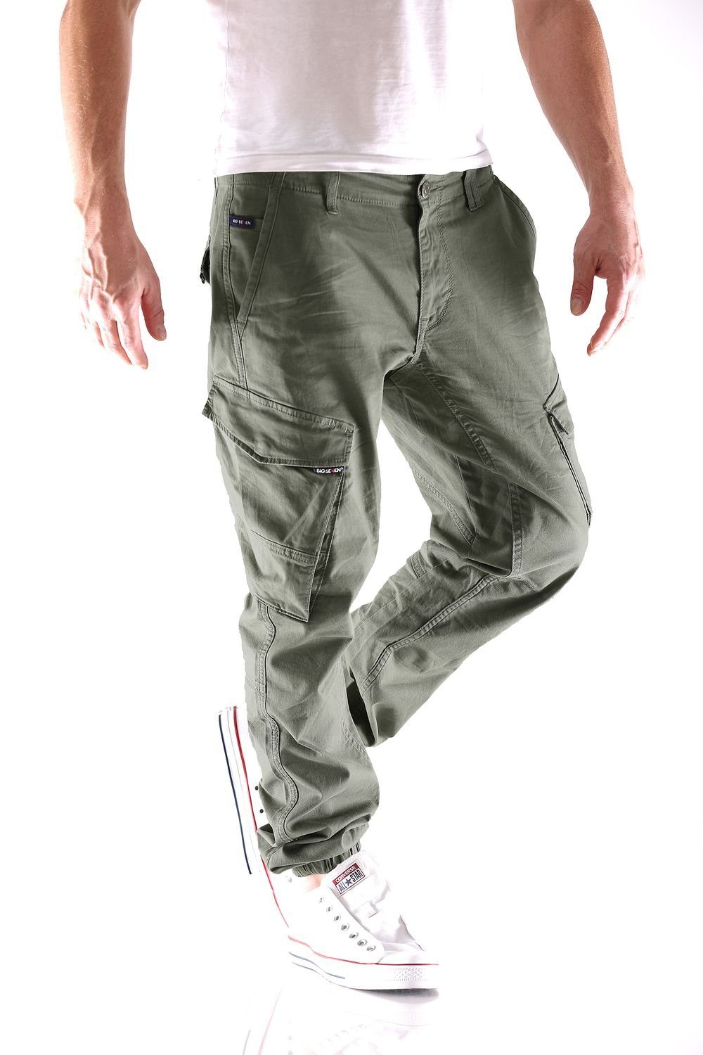 Big Seven Cargojeans Big Seven Ben Straight Tapered Herren Cargo Hose günstig online kaufen