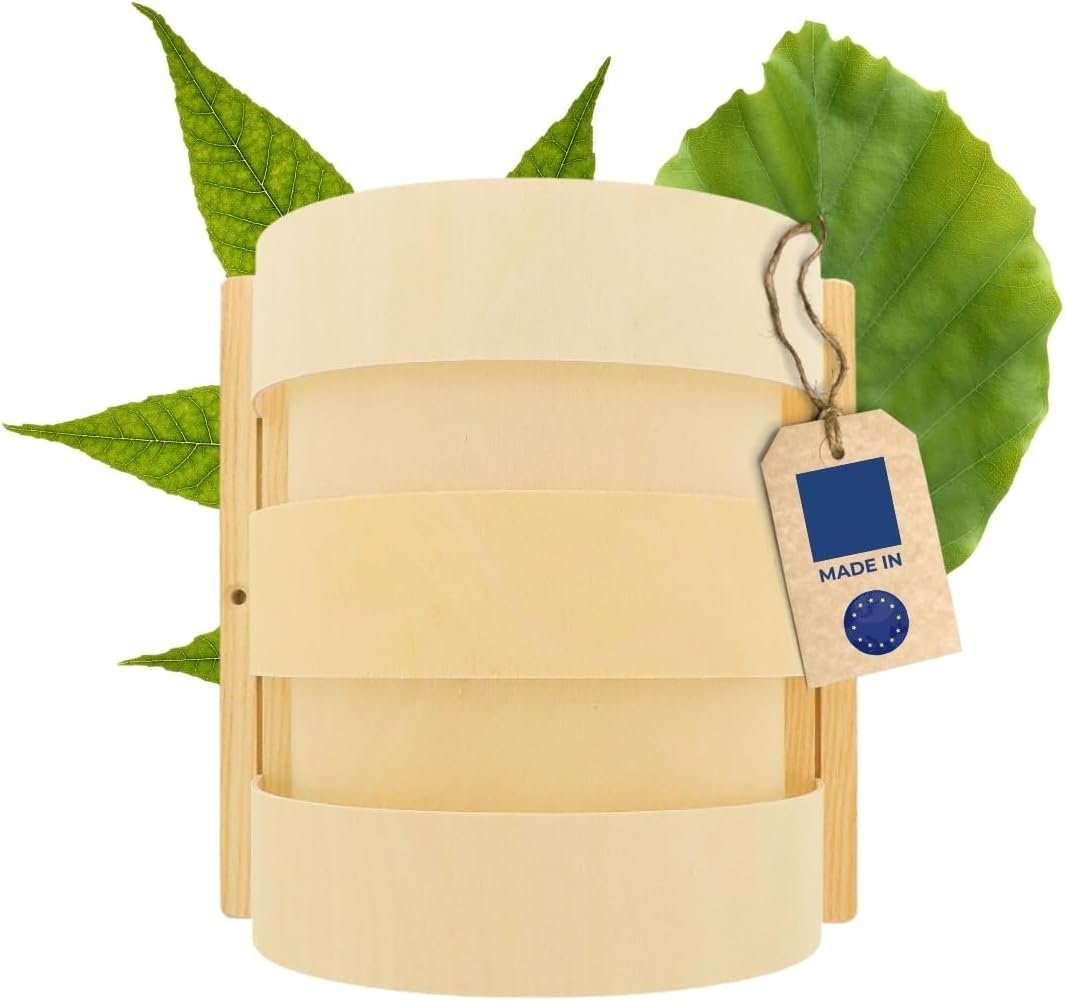 Hofmeister Lampenschirm, Saunalampe Blendschirm Sauna Holz Lampe