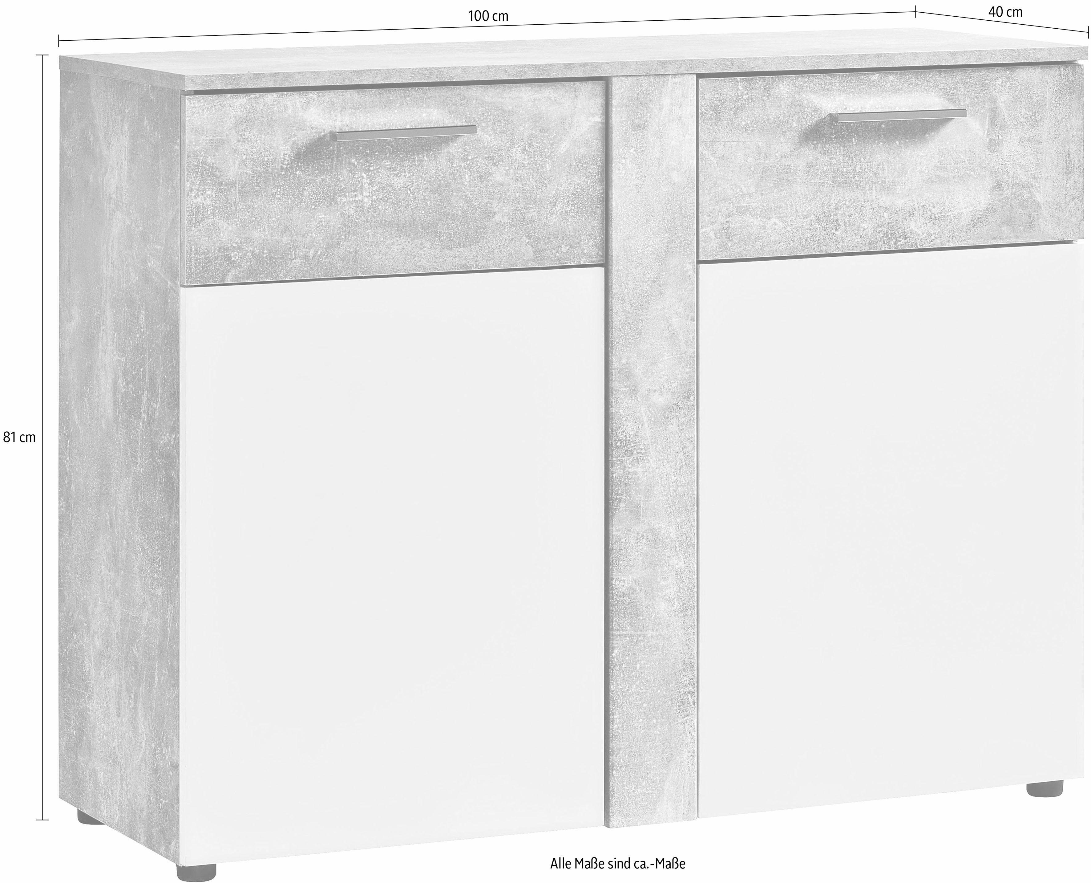 Procontour Kommode Trenti (OTTOs Choice), Höhe 81 cm, mit variabel verstellbaren Einlegeboden