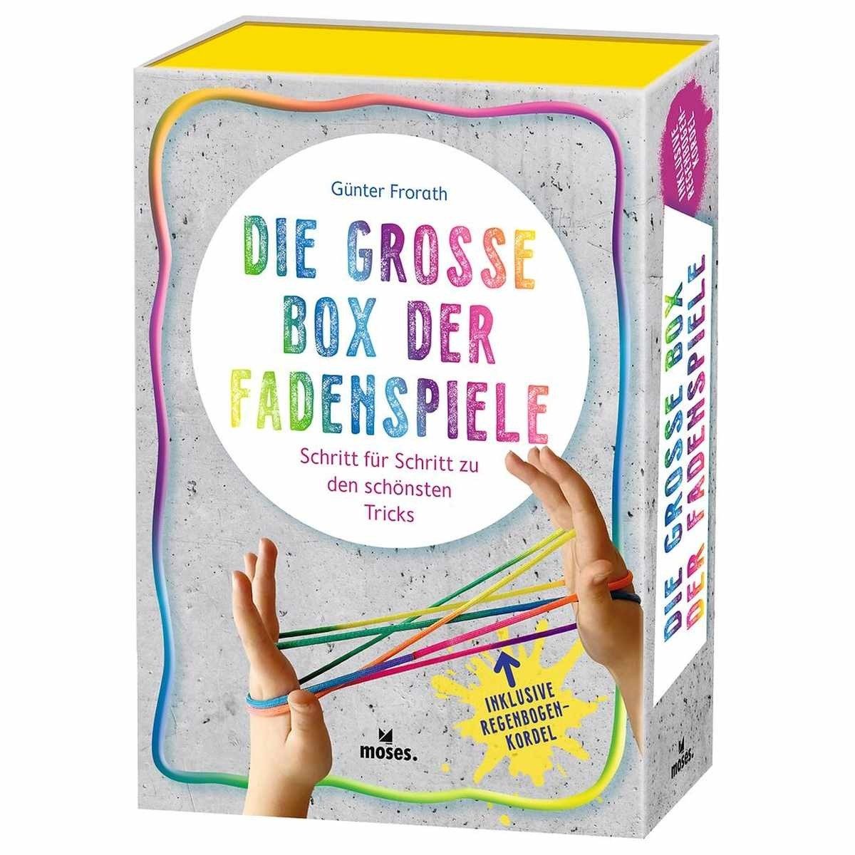 Moses. Verlag Spiel Große Box der Fadenspiele, Fadenspiel-Set ab 6 Jahren
