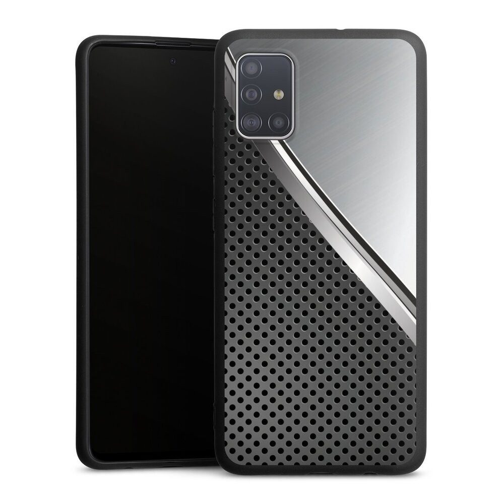Handyhülle Carbon Stahl Metall Duo Metal Surface