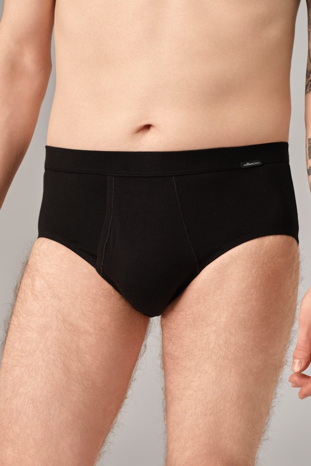 Slip mit Eingriff aus Baumwolle und Micromodal