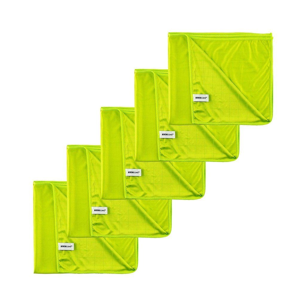 Kochblume Geschirrtuch Poliertuch 50 x 60 cm, (Spar-Set, 5-tlg), 280g/qm Qualtität
