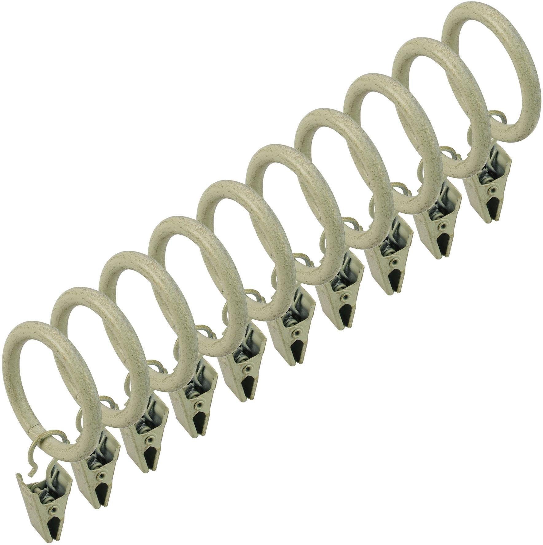 Liedeco Gardinenring, Gardinenstangen, (Set, 10-St., mit günstig online kaufen