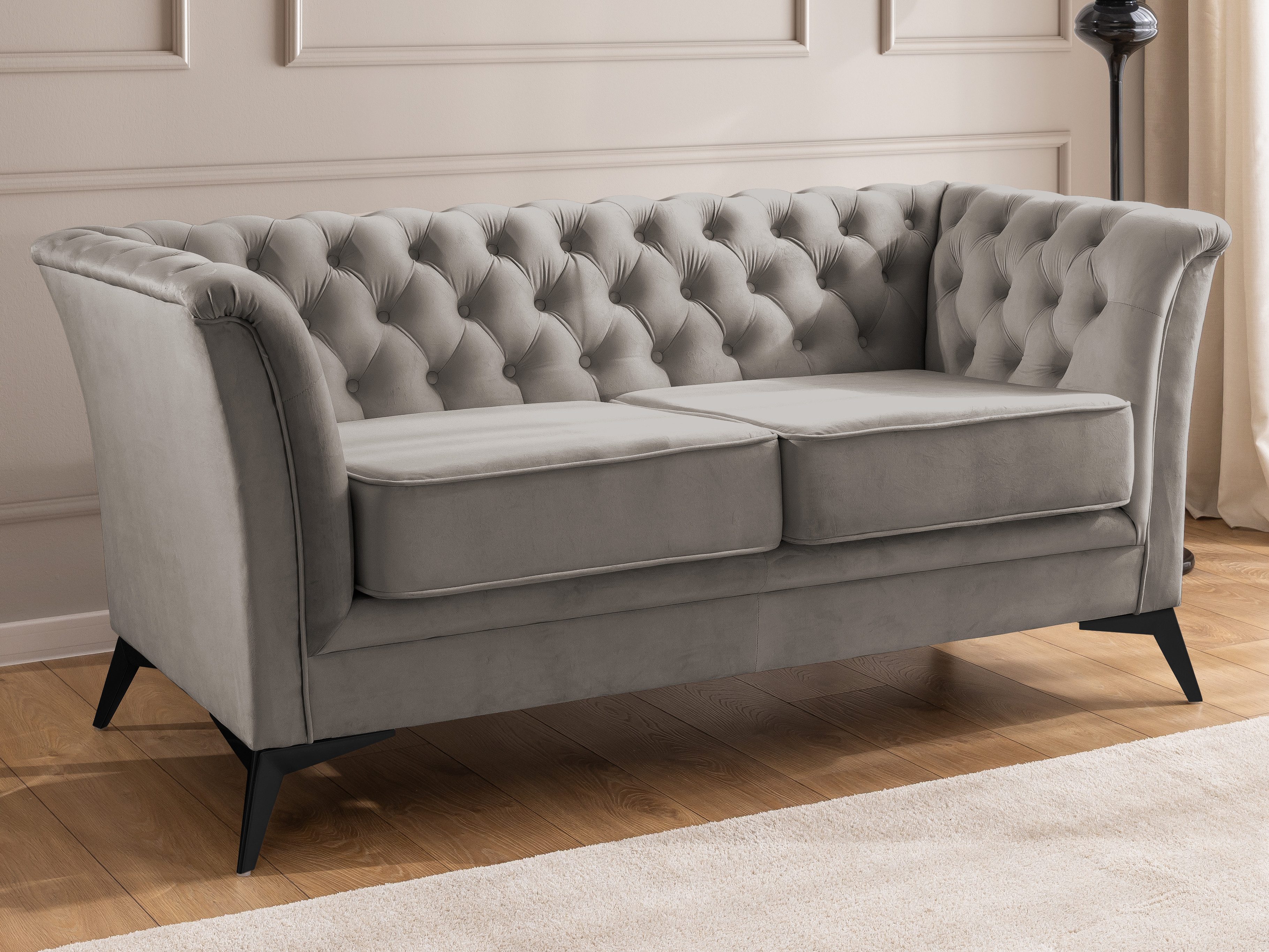 S-Style Möbel Chesterfield-Sofa Whitby, 2-Sitzer aus günstig online kaufen