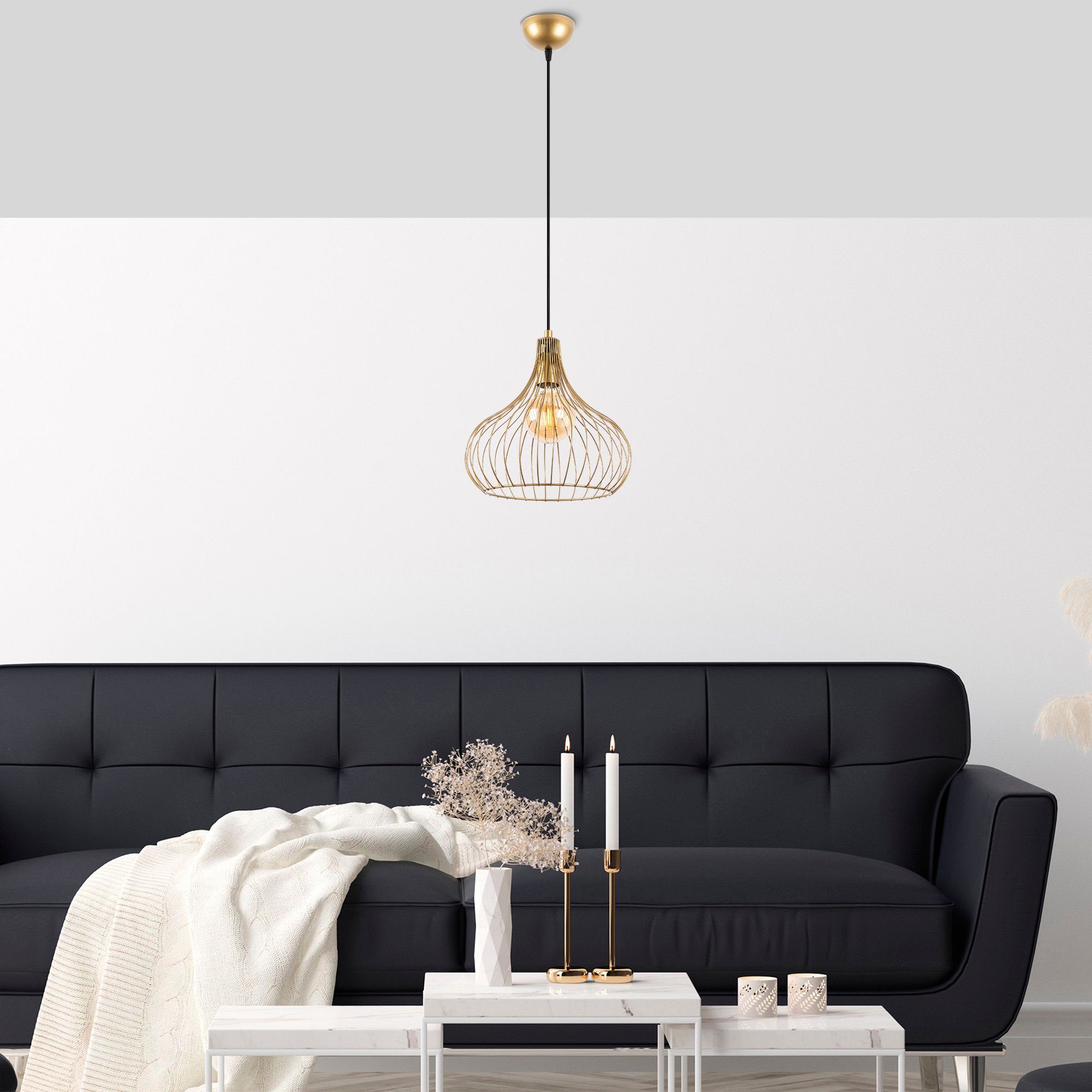 Opviq Kronleuchter METAL BODY, 22 x 22 x 120 cm G1604 günstig online kaufen
