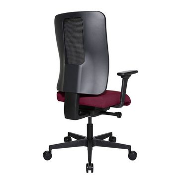 TOPSTAR Bürostuhl 1 Stuhl Bürostuhl Sitness Open X (N) Deluxe - bordeaux/schwarz