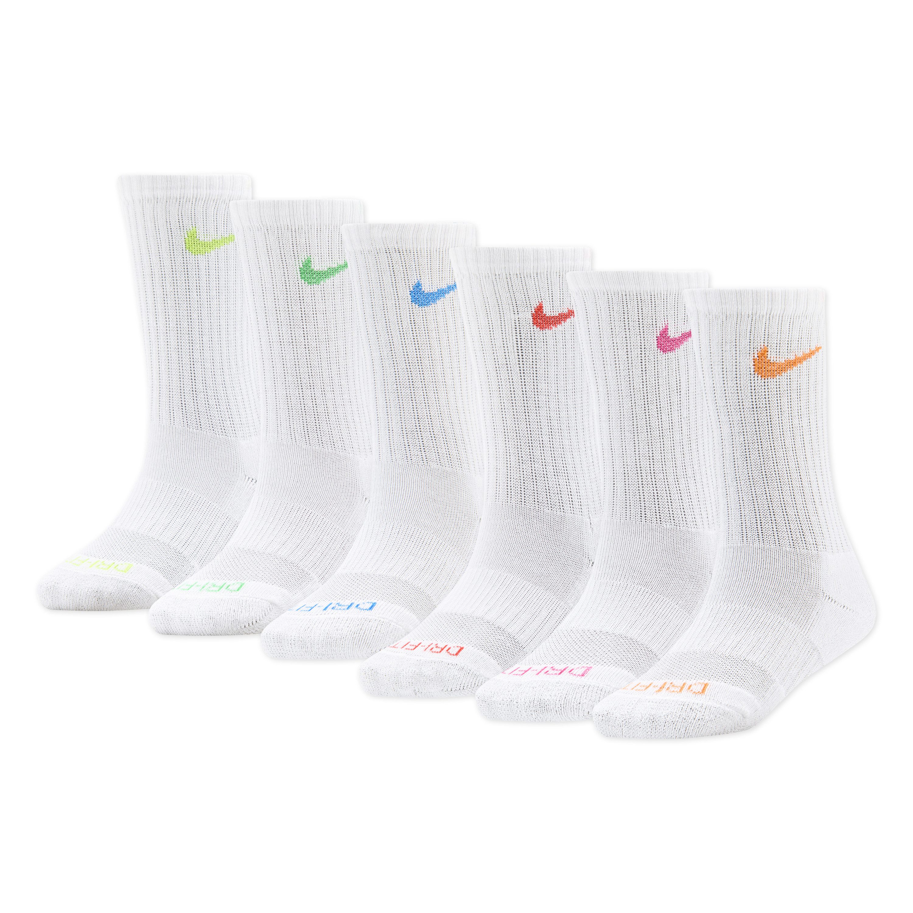 Nike Sportswear Socken für Kinder NHB NIKE DF PERF BASIC CREW (6-Paar) 6er-Pack, mit Elasthan