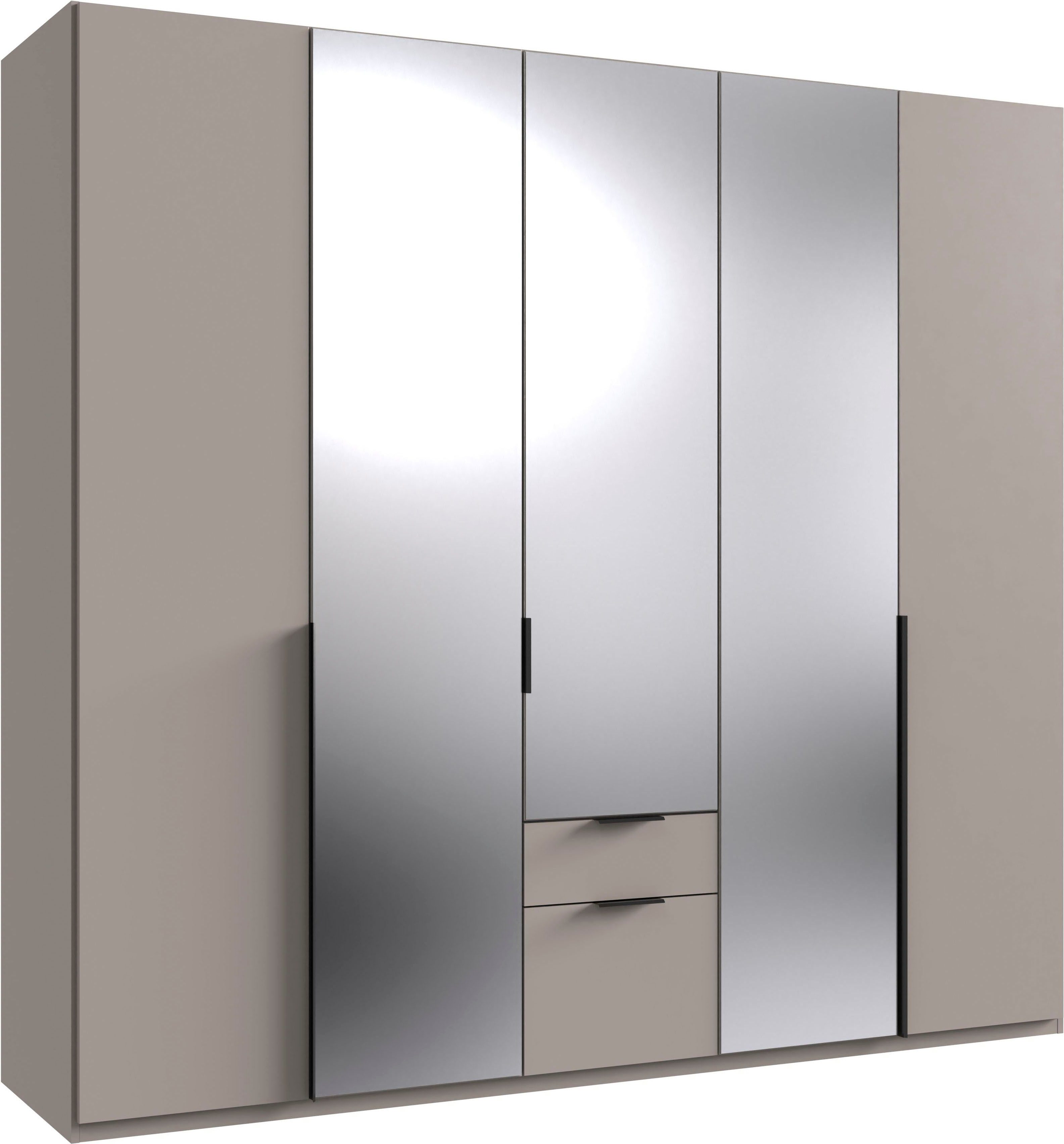 Wimex Drehtürenschrank Mugano (mit langen oder kurzen Griffen aus Metall) in vielen Breiten, 208 oder 236 cm hoch, Made in Germany