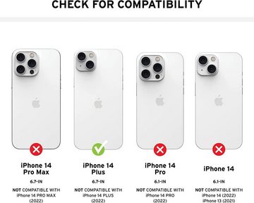 UAG Handyhülle Civilian, [Apple iPhone 14 Plus Hülle, Wireless Charging kompatibles Cover, Sturzfeste Handyhülle, Displayschutz durch erhöhten Rand] olive