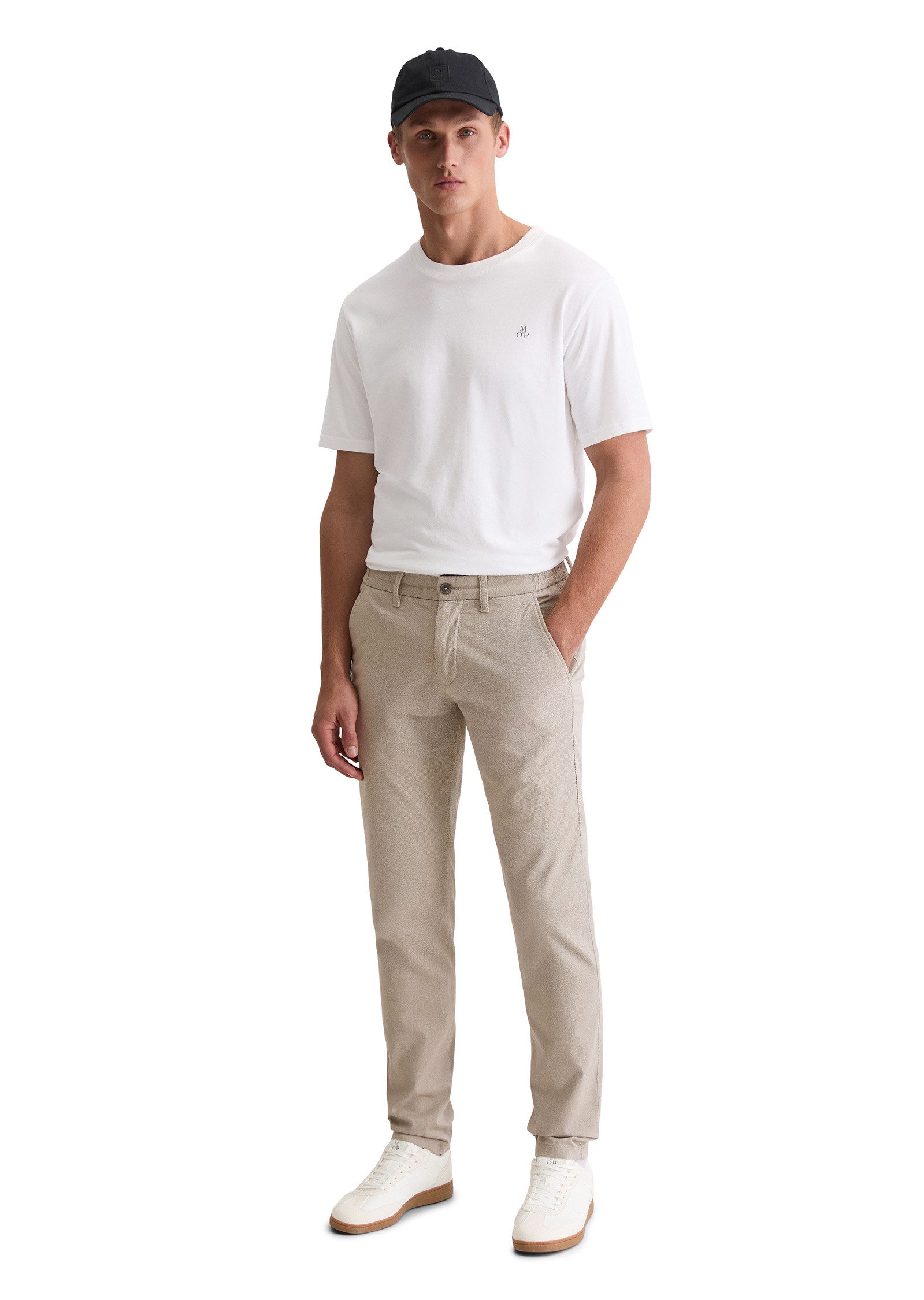 Marc O'Polo Chinohose aus Two-Tone Organic Cotton Stretch