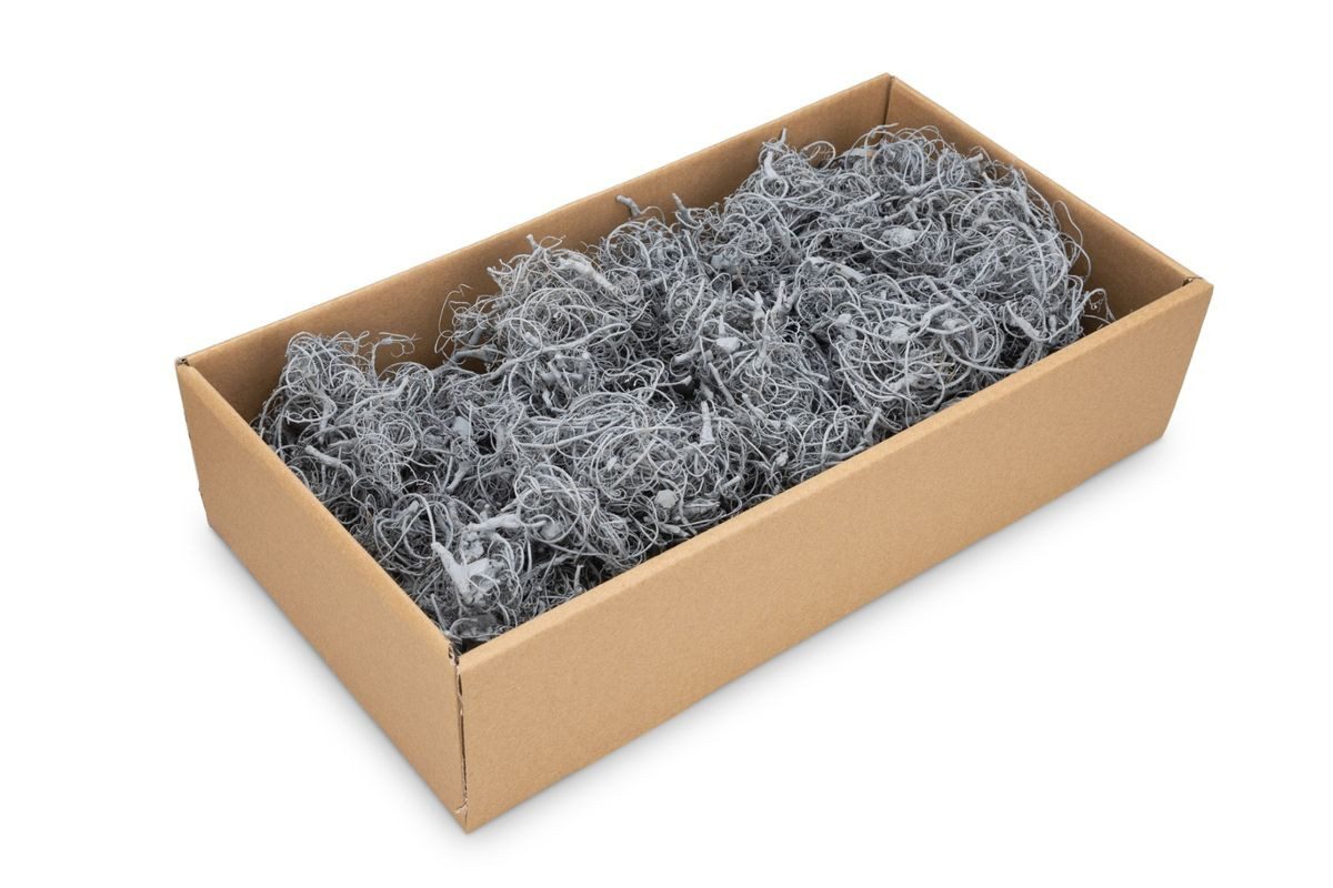 NaDeco Bastelnaturmaterial Curly Moos, Grau, 500 g Tamarindus indica