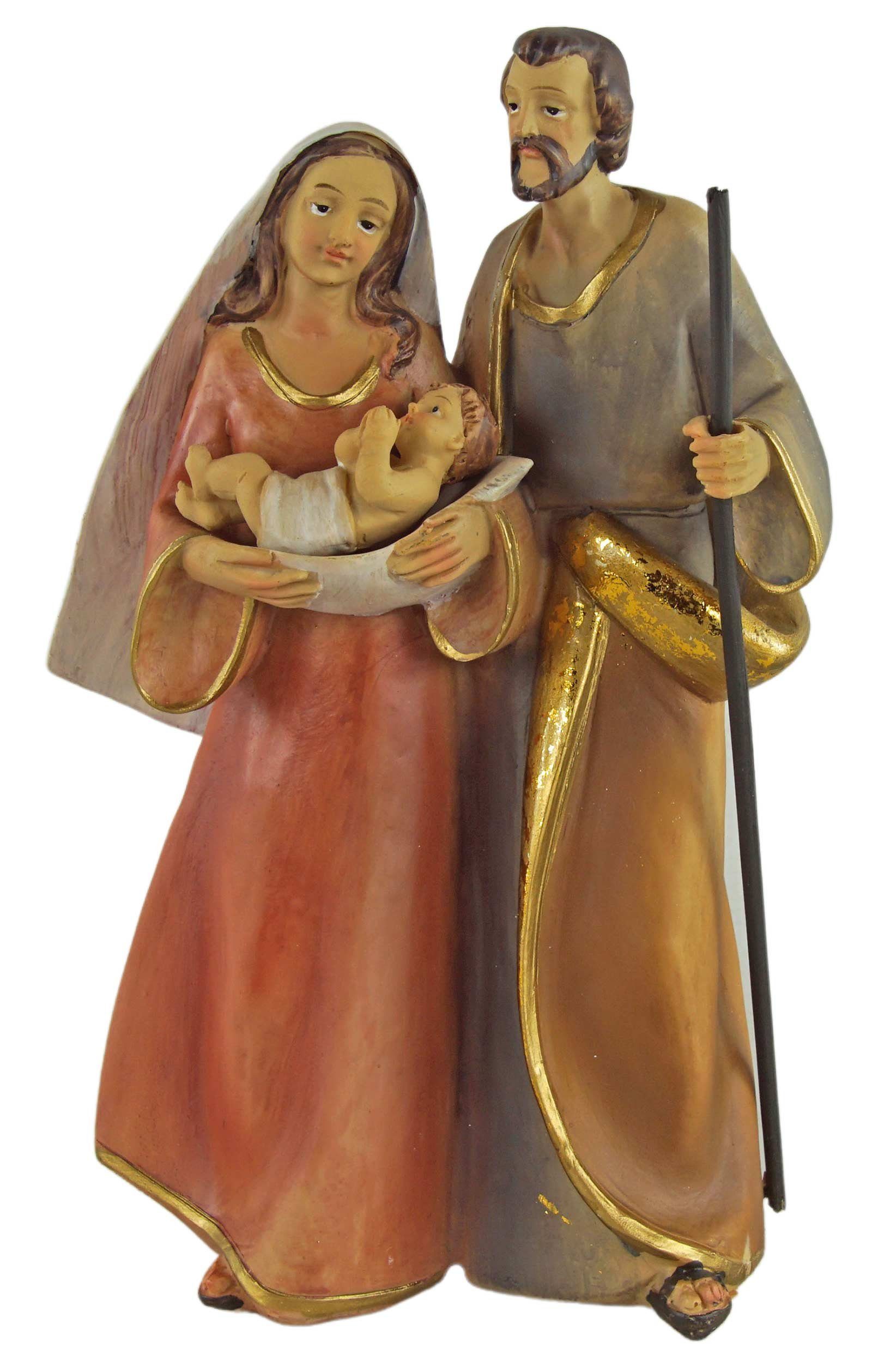 Krippenursel Krippenfigur Krippenfiguren Heilige Familie, ca. 19 cm, K 241-2 (1 St., 1-tlg), handbemalte Krippenfiguren