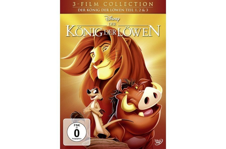 Leonine DVD Der König der Löwen - 3-Film Collection (Teil 1,2 & 3)
