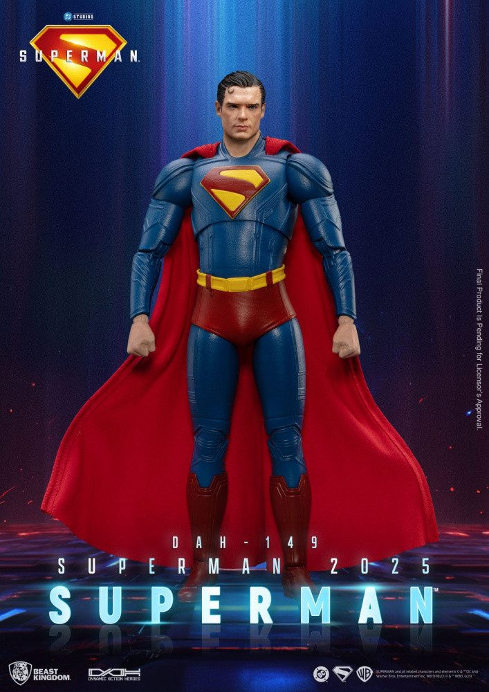 Beast Kingdom Toys Actionfigur Superman (2025) Actionfigur Superman & Krypto 21 cm