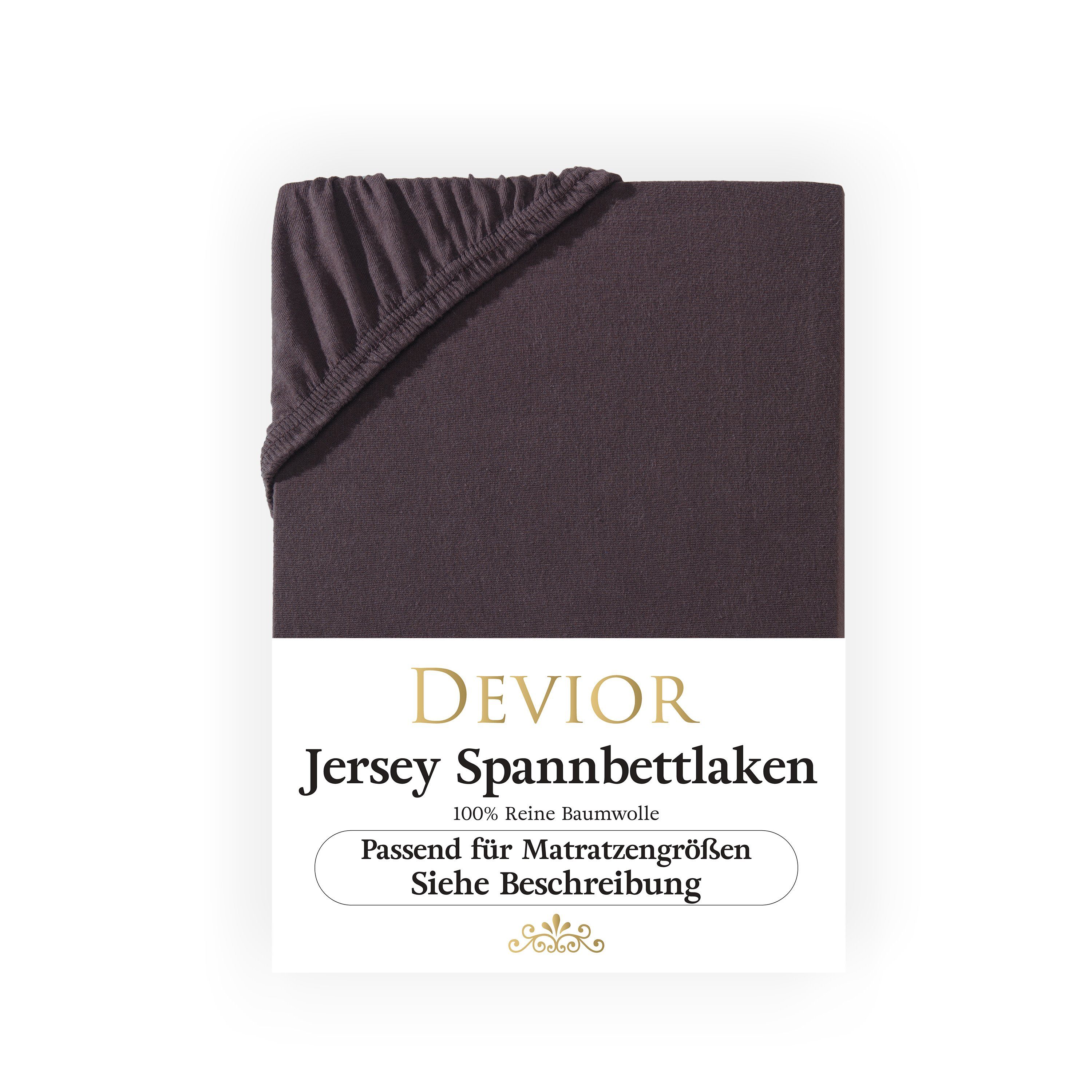 Devior Spannbettlaken für Standardmatratzen und Kinderbetten - 100% Baumwol günstig online kaufen