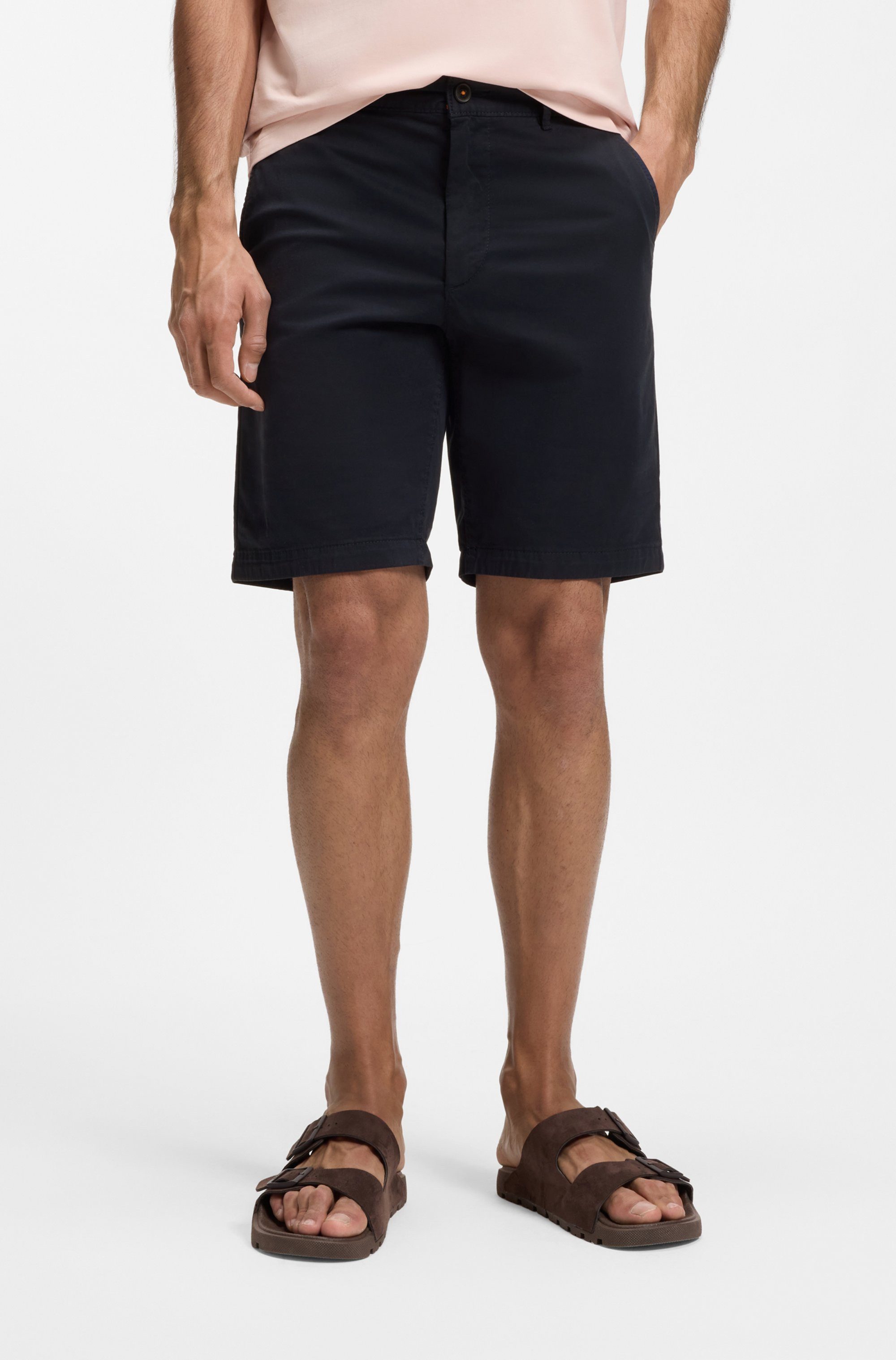 BOSS ORANGE Chinoshorts slim Shorts in moderner Passform