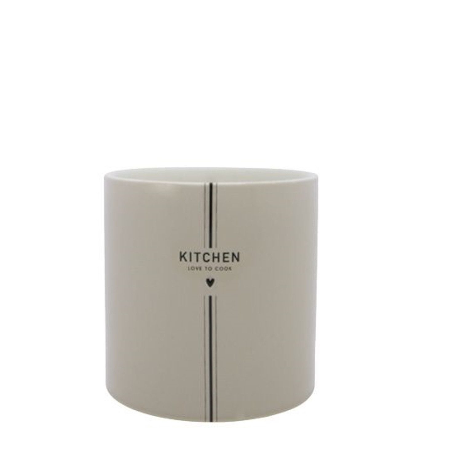 Bastion Collections Kochbesteckhalter Küchenaufbewahrung, Farbe: Beige, Höhe: 14cm