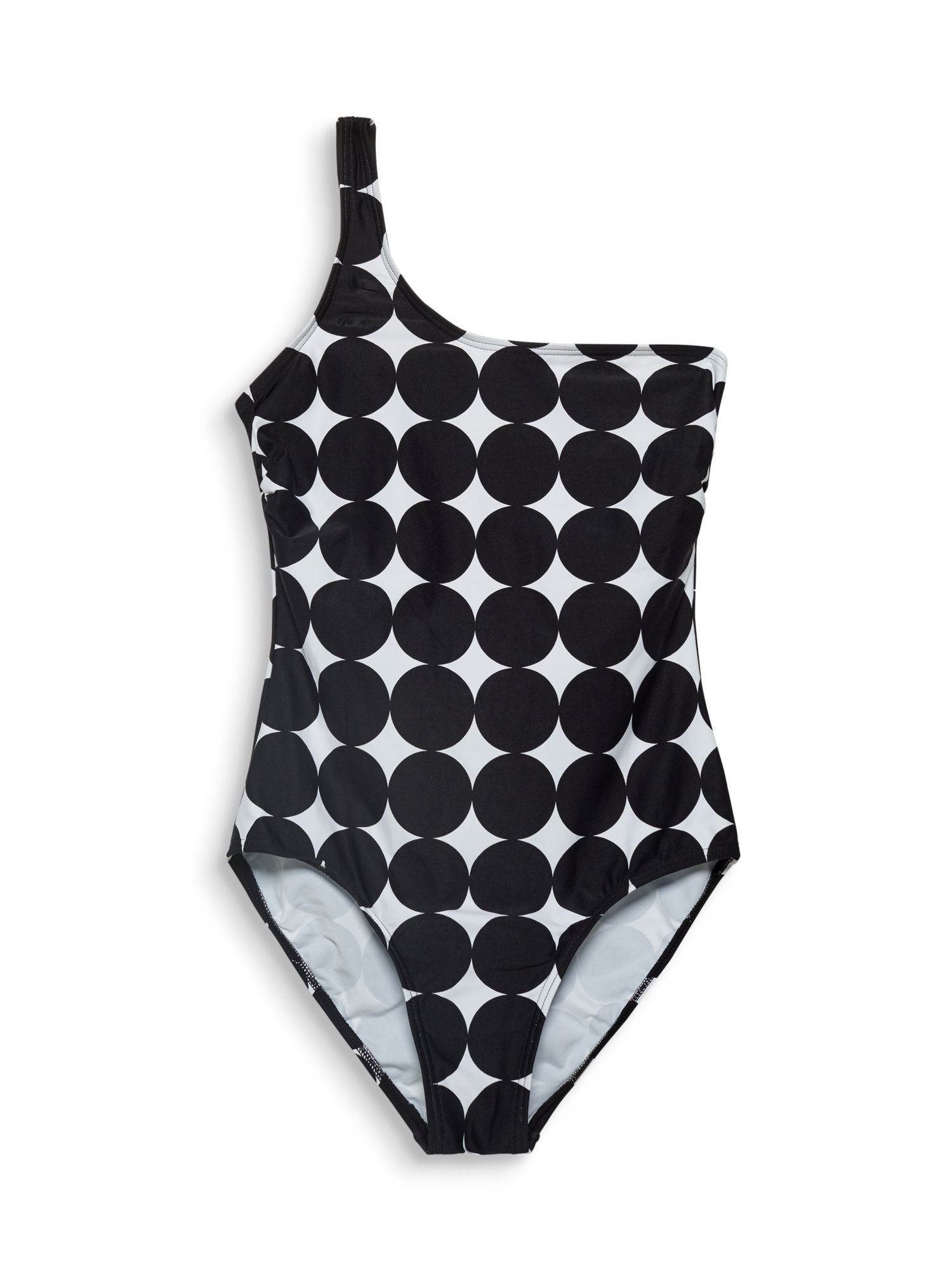 Esprit Badeanzug »One-Shoulder-Badeanzug mit Polka Dots« online kaufen |  OTTO