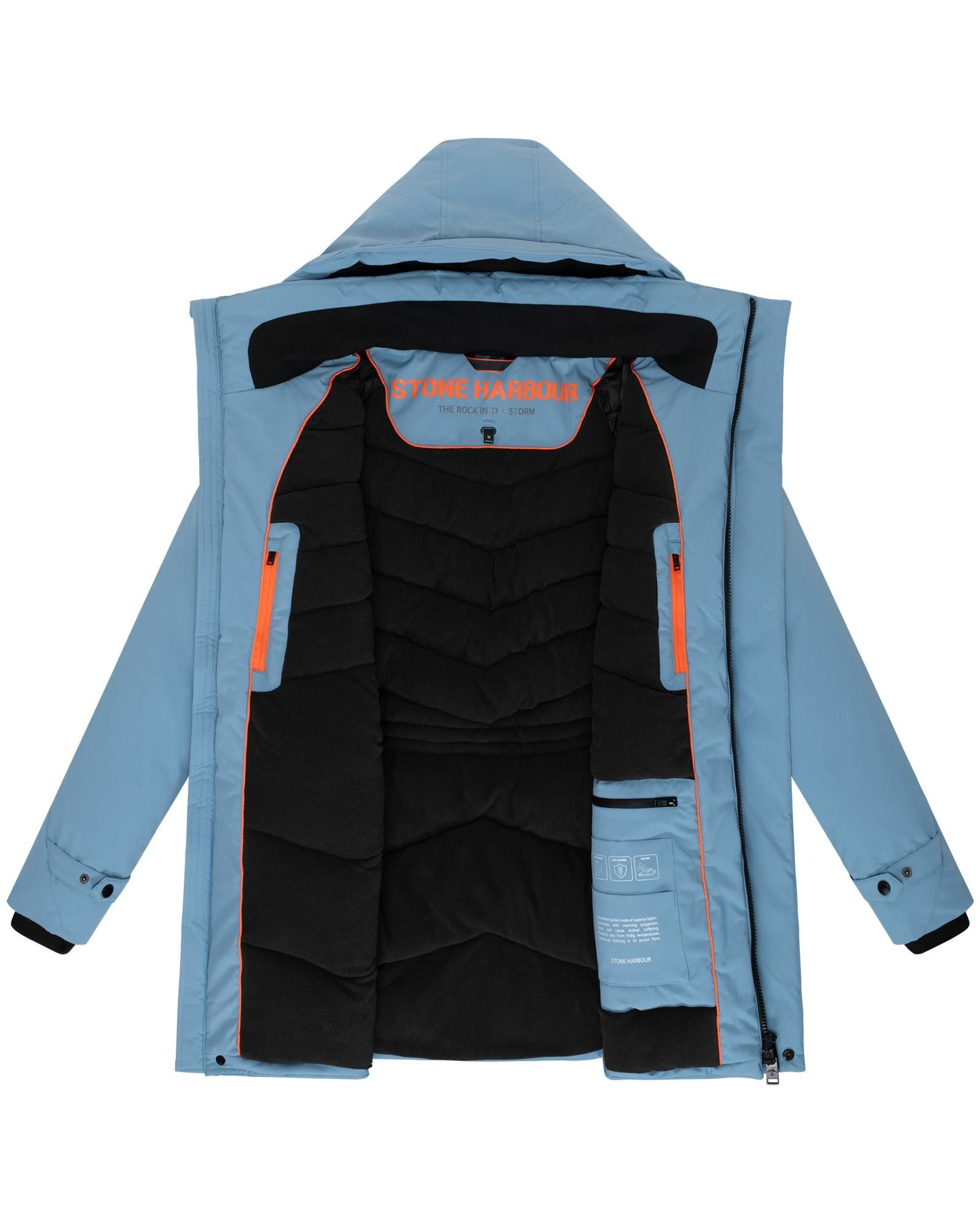 Stone Harbour Wintermantel Emriis XX Warmer Herren Mantel mit Magnet-Knöpfen