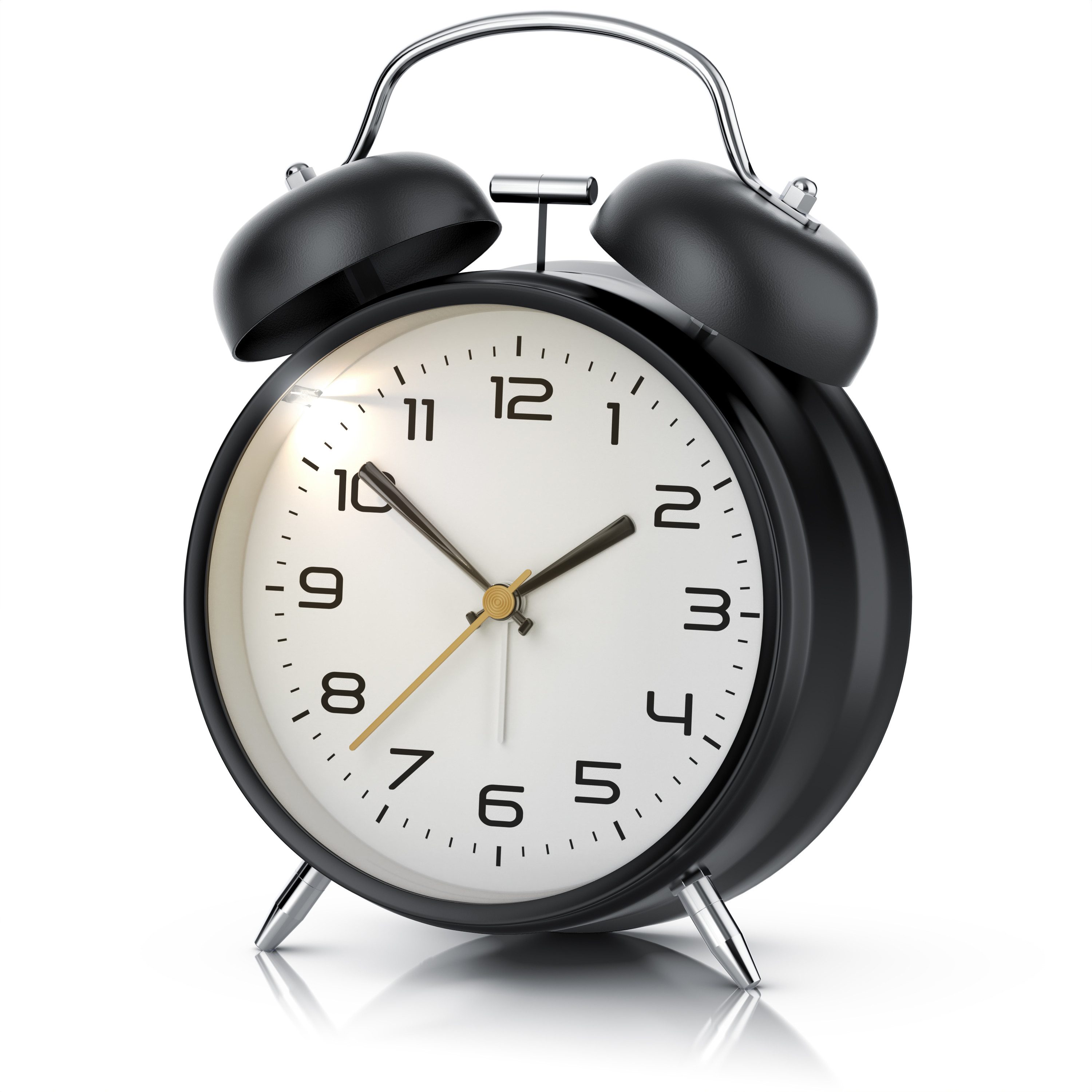 BEARWARE Wecker Analog, rund, Beleuchtet, Retro, lauter Glockenalarm für Ti günstig online kaufen