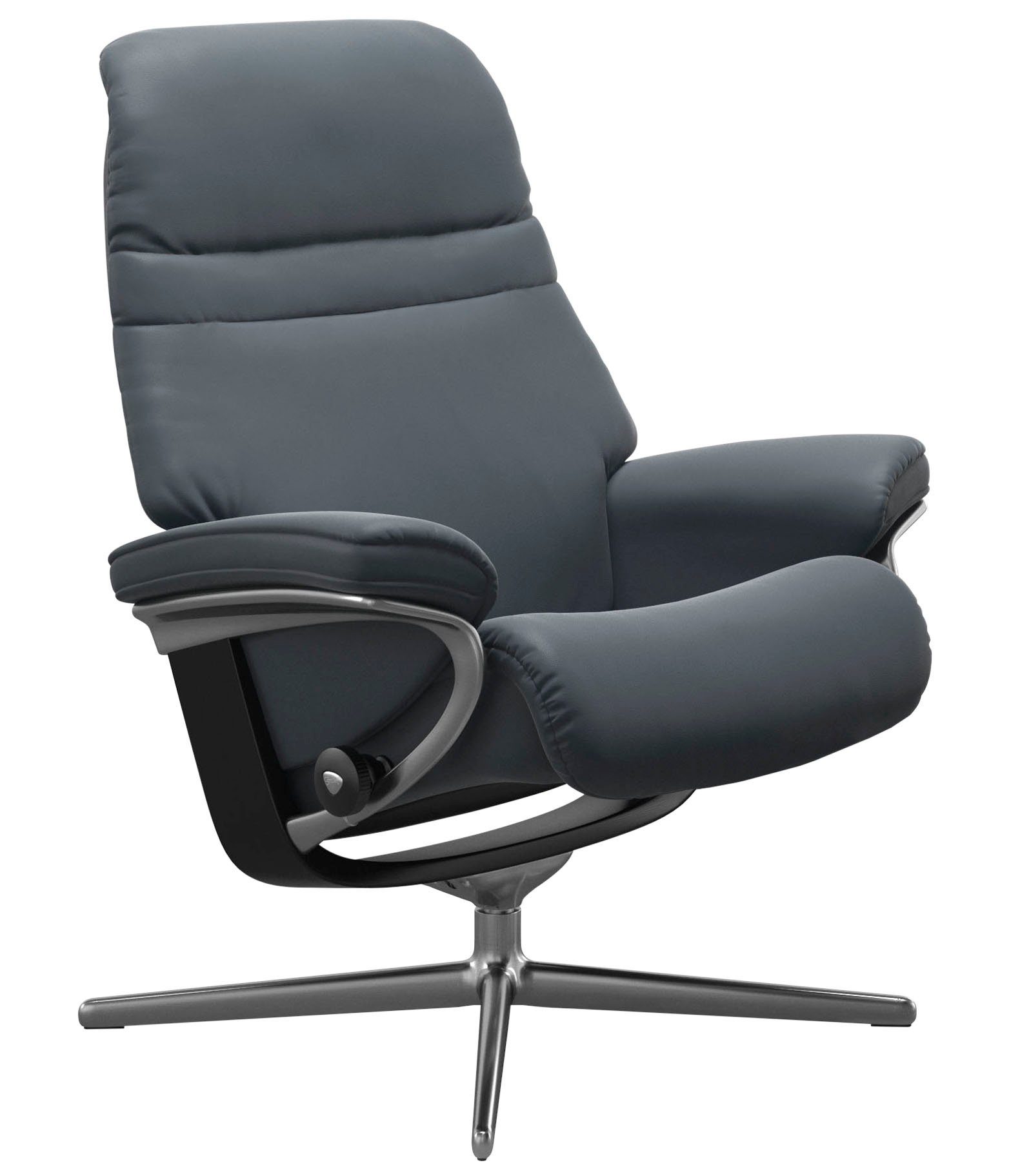Stressless® Relaxsessel Sunrise, mit Cross Base, Größe S, M & L, Holzakzent Schwarz