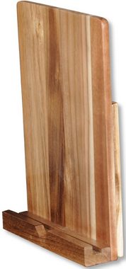 KESPER® Kochbuchhalter, mit Aussparung für Ladekabel, 100% FSC®-zertifiziertes Akazienholz