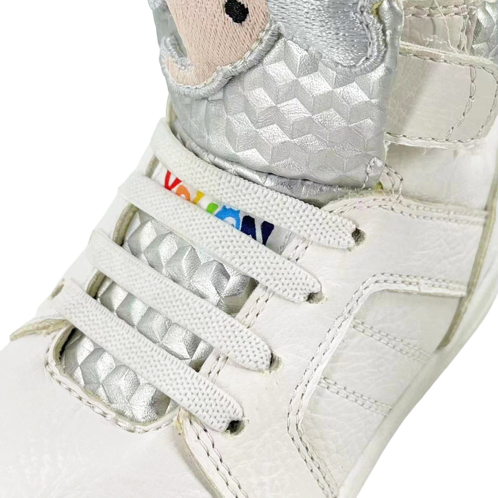 Yalion yalion Sneaker Klettschuh Hoch und Klettverschluss Kinderschuhe mit Schnürsenkel