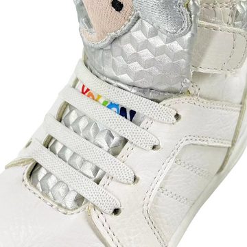 Yalion yalion Kinderschuhe mit Schnürsenkel und Klettverschluss Sneaker Hoch Klettschuh