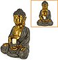 NOOR LIVING Kerzenhalter »Buddha« (1 Stück), sitzend, aus Magnesia, Höhe ca. 45 cm, Bild 3