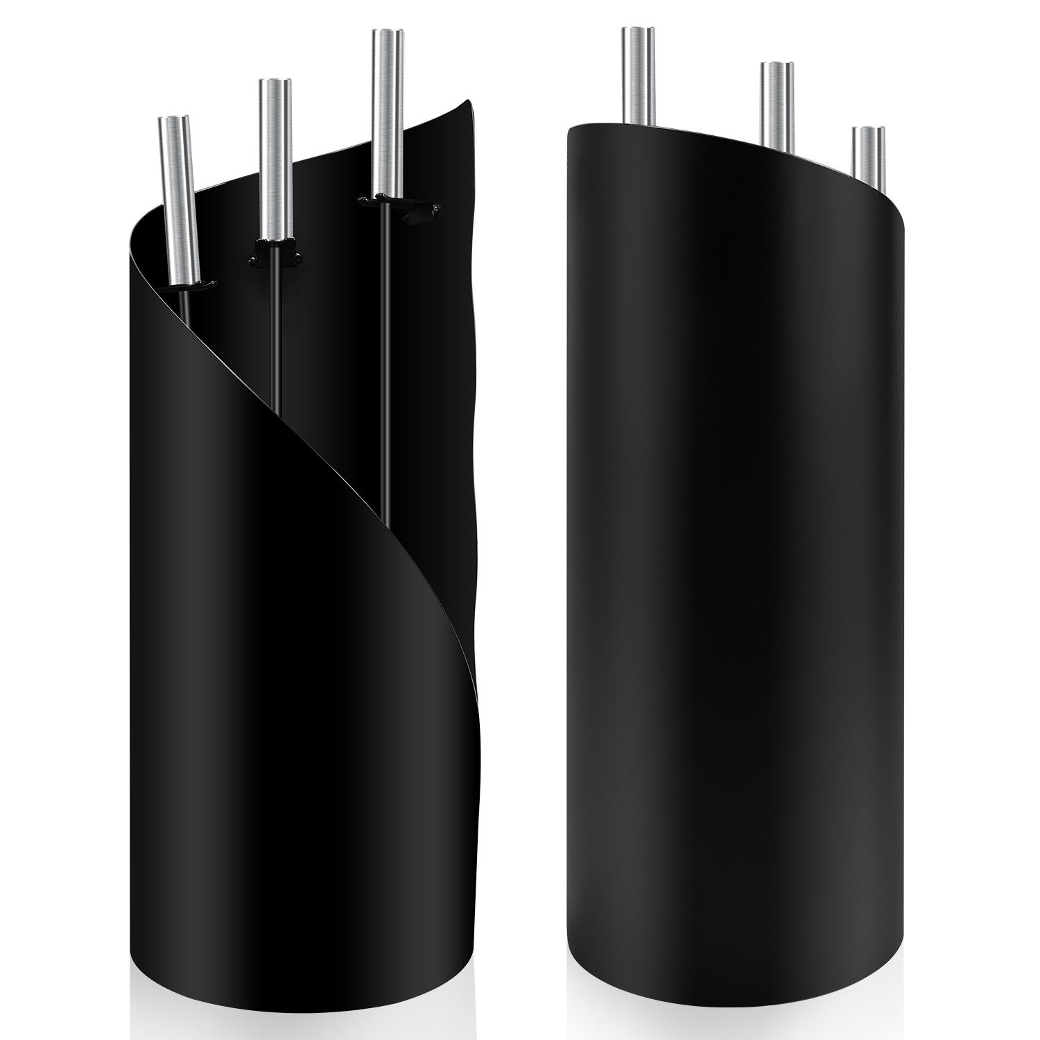 Clanmacy Kehrgarnitur Kaminbesteck Set 4-teiliges Kaminzubehör – Modern, (4-tlg)