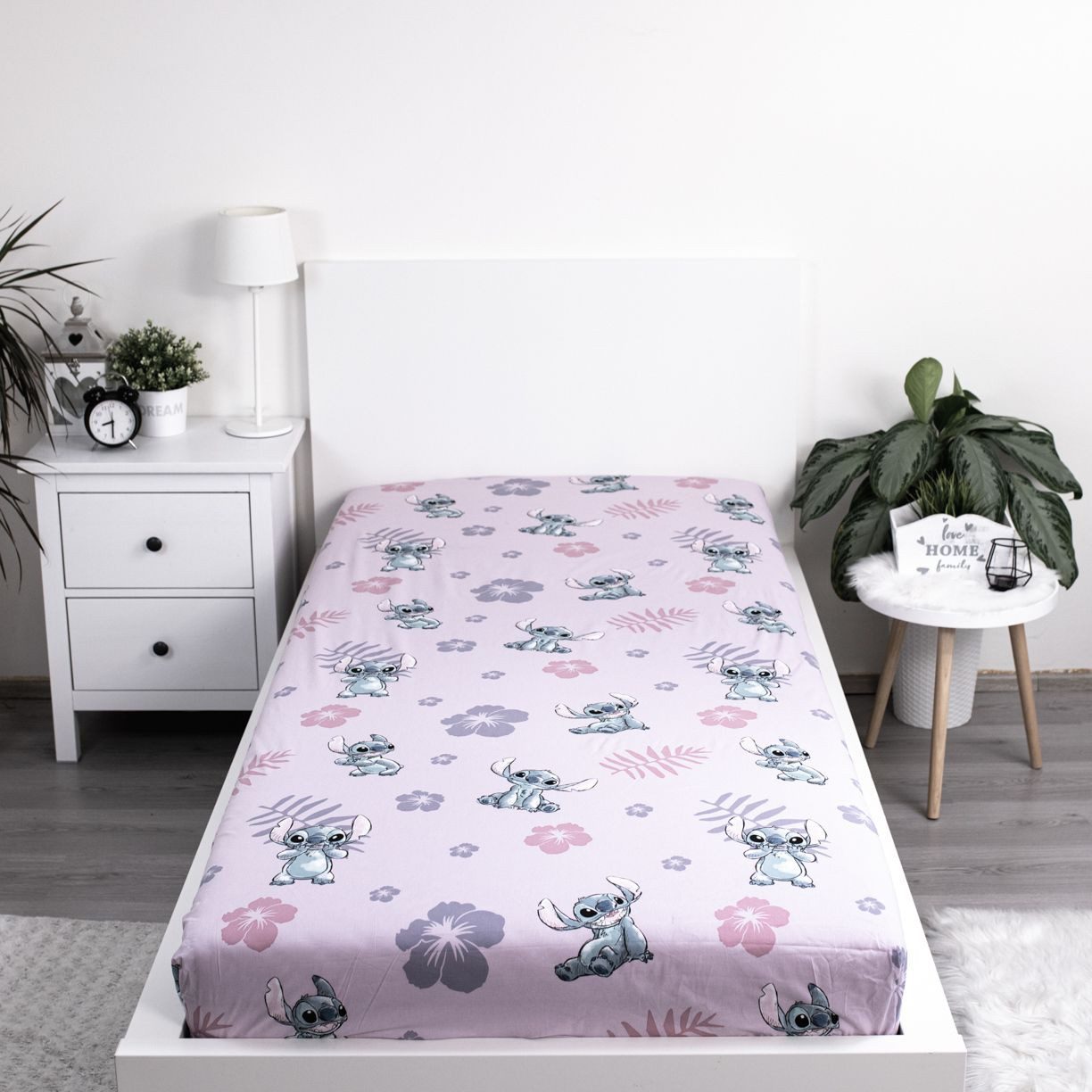 Lilo & Stitch Spannbettlaken Stitch, Baumwolle, günstig online kaufen