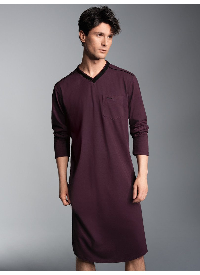 Trigema Pyjama "TRIGEMA Herren-Nachthemd aus Biobaumwolle (kbA)", (1 tlg.) günstig online kaufen