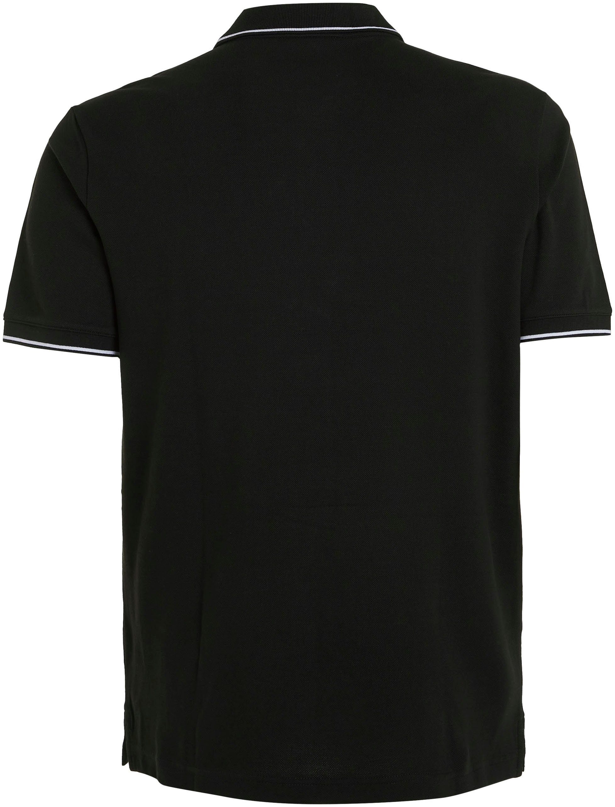 Calvin Klein Poloshirt mit Calvin der schwarz Klein auf Logo Brust