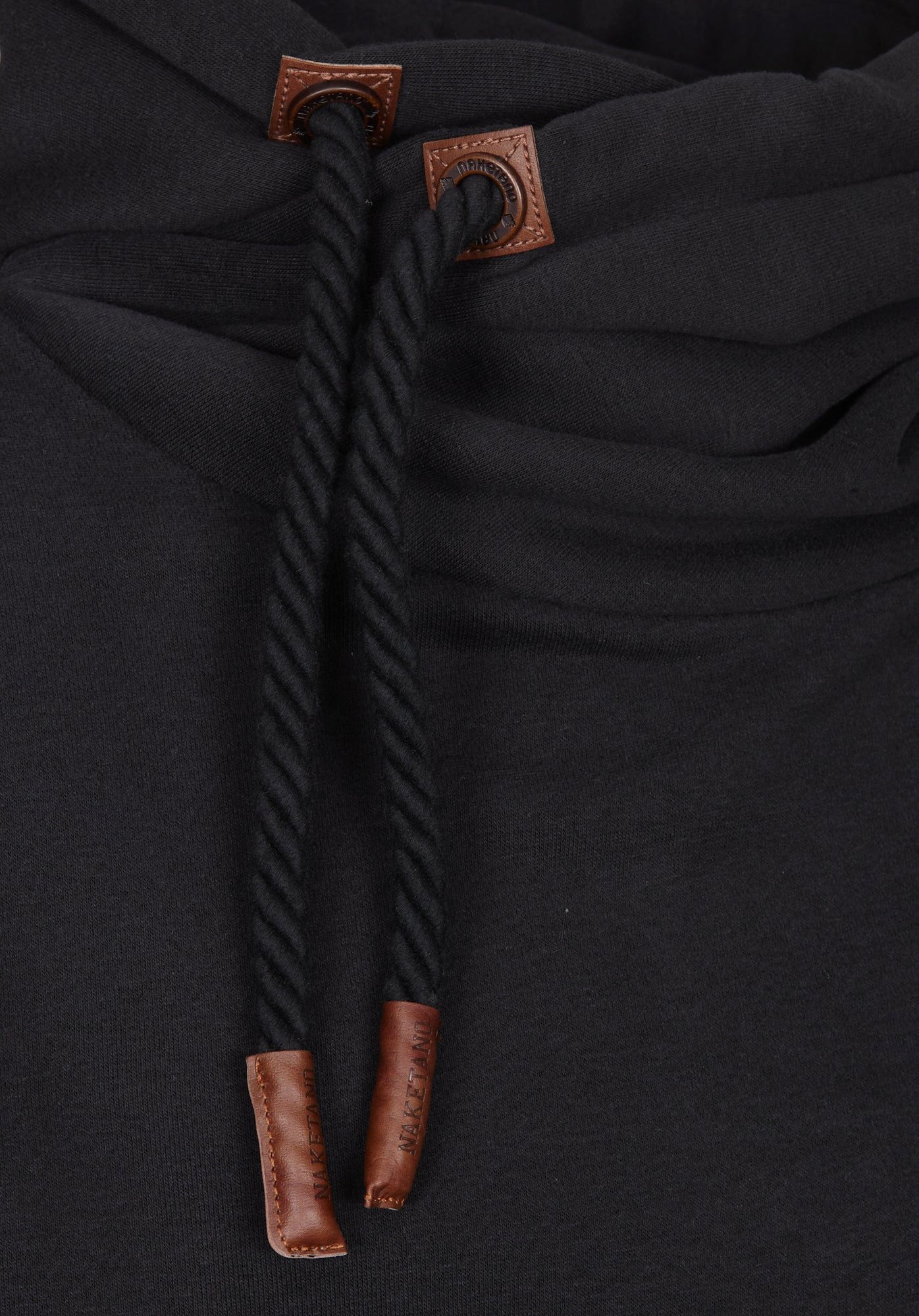 naketano T-Shirt Baumwolle Kapuze Sweat Streetwear Oversize Kängurutasche weich Herren (1-tlg) bequem, casual, vegan, unifarben, kuschelig, mit Kapuze, Alltag