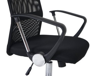 MCW Schreibtischstuhl Malm?, Atmungsaktive Rückenlehne und Sitzfläche, Ergonomiebetonte Materialien