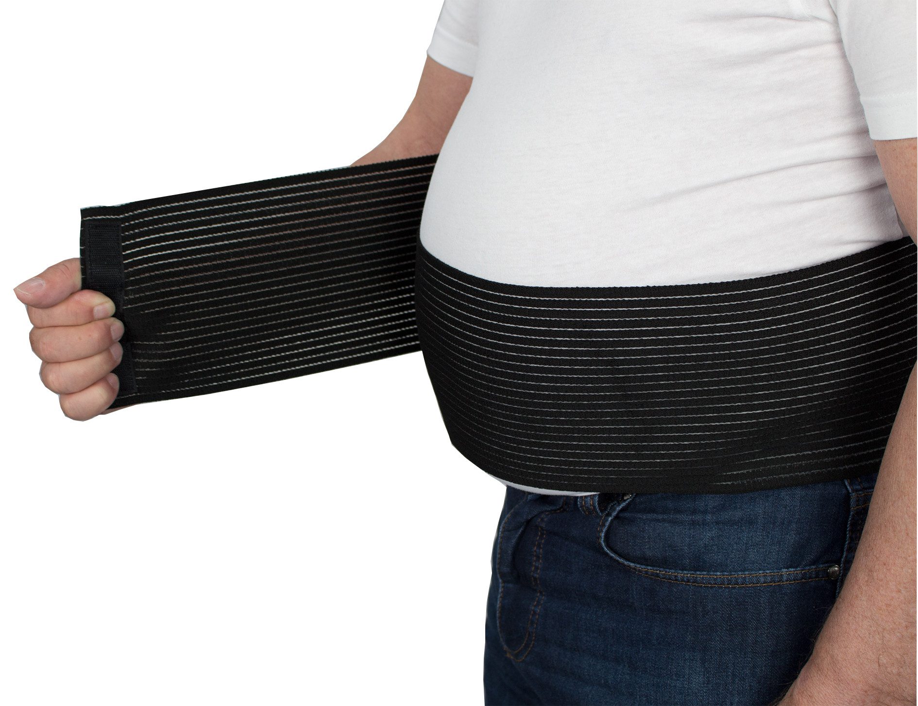 Hydas Bauch- und Rückenstützgürtel XXL stützt und schützt Bauch und Rücken ohne einzuschränken, Entlastet den Rücken, verbessert die Bewegungsfreiheit, einstellbar