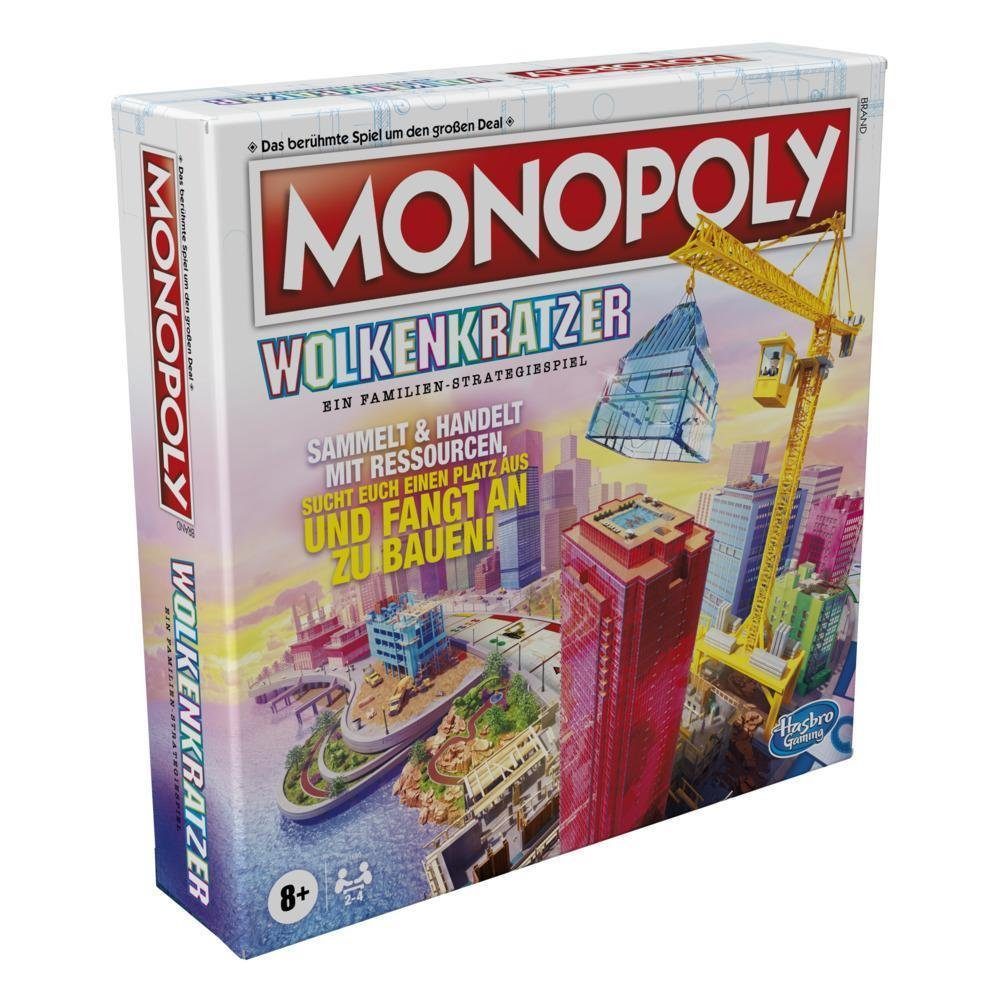 Hasbro Spiel, Monopoly Wolkenkratzer, Familienspiel, ab 8 Jahren