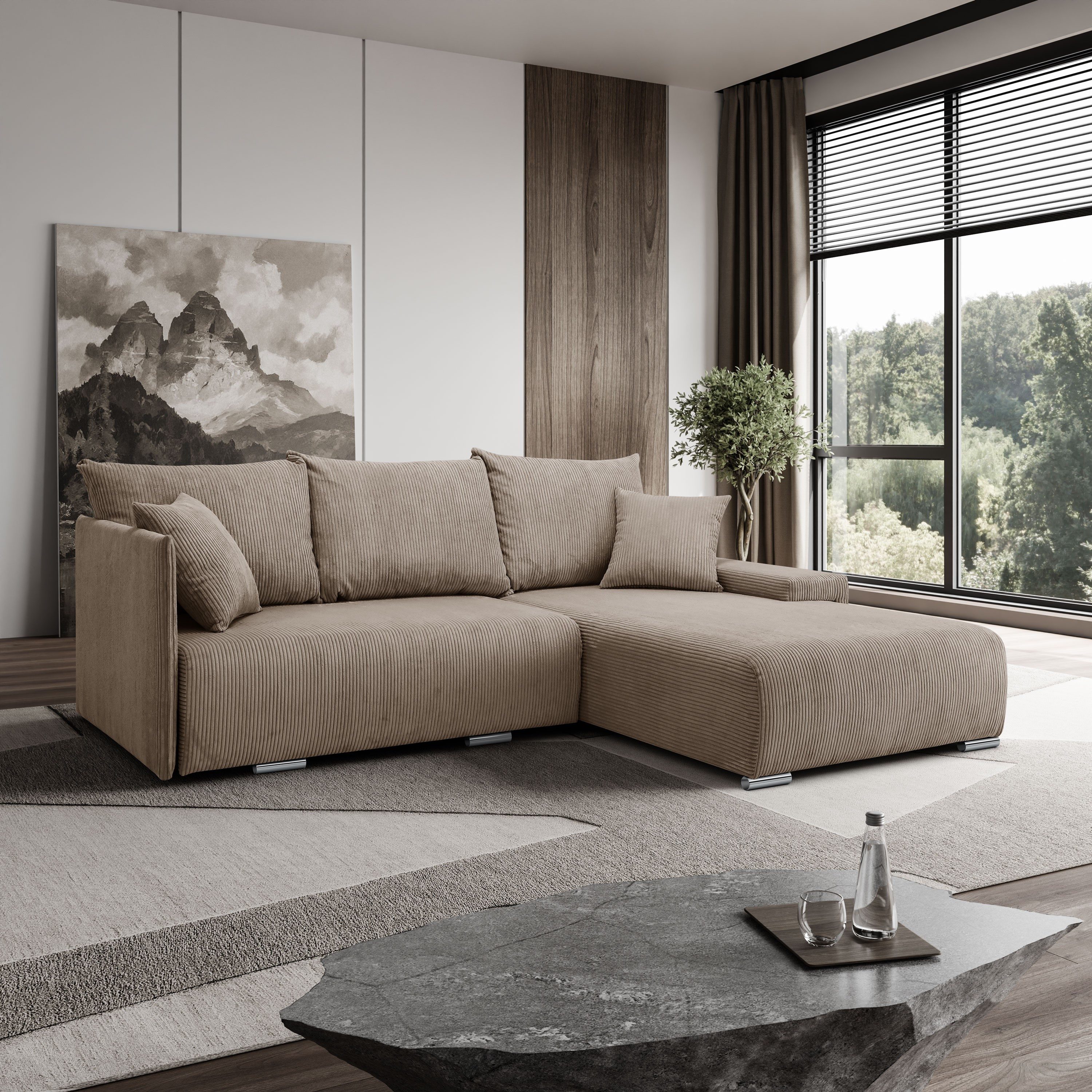 Kaiser Möbel Ecksofa Sofa L form, günstig online kaufen