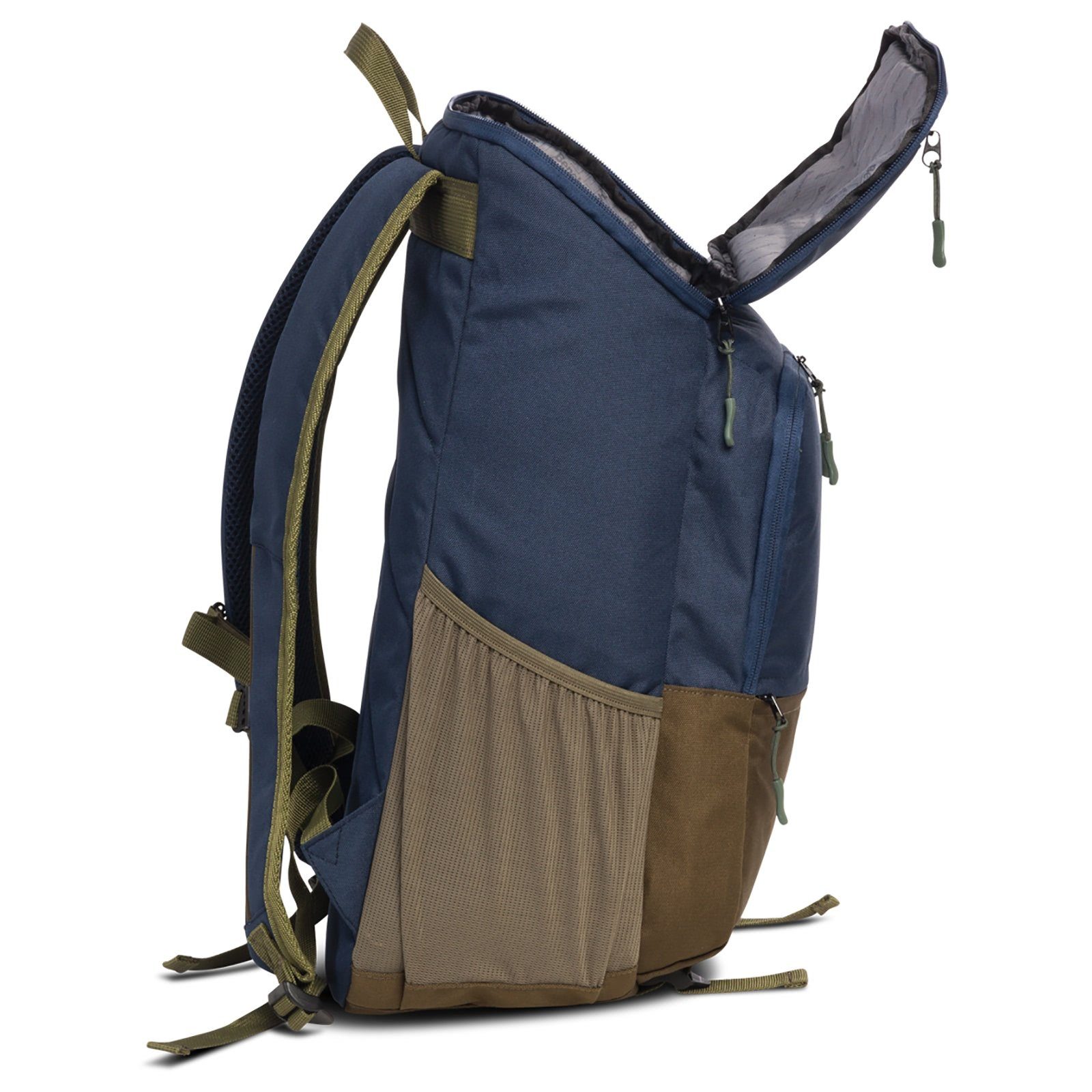 Bench. Freizeitrucksack Bench Toploader Freizeitrucksack Polyester, Toploader-Rucksack, Freizeitrucksack 900D Polyester, blau, olivgrün ca